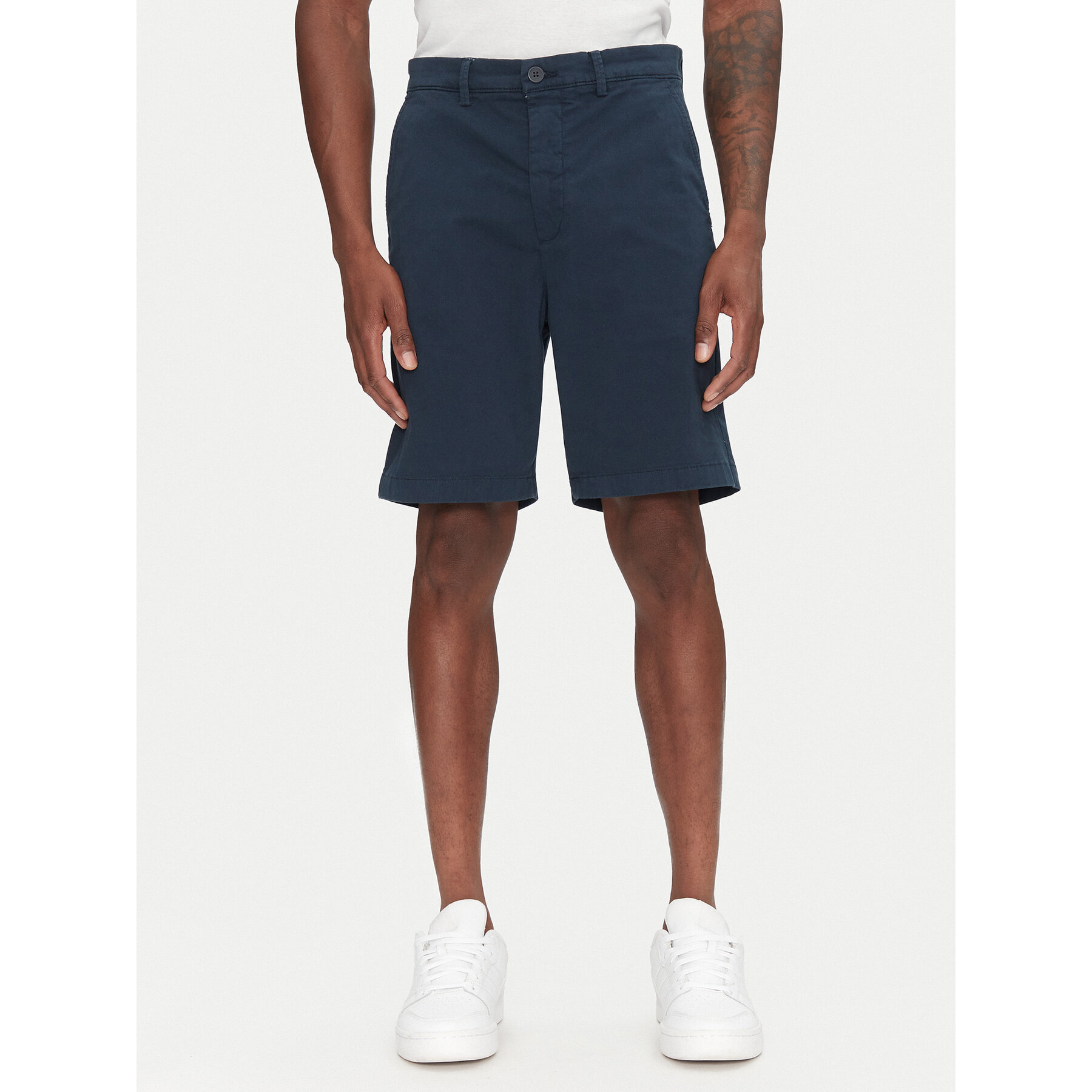Pepe Jeans Stoffshorts PM801181 Dunkelblau Regular Fit