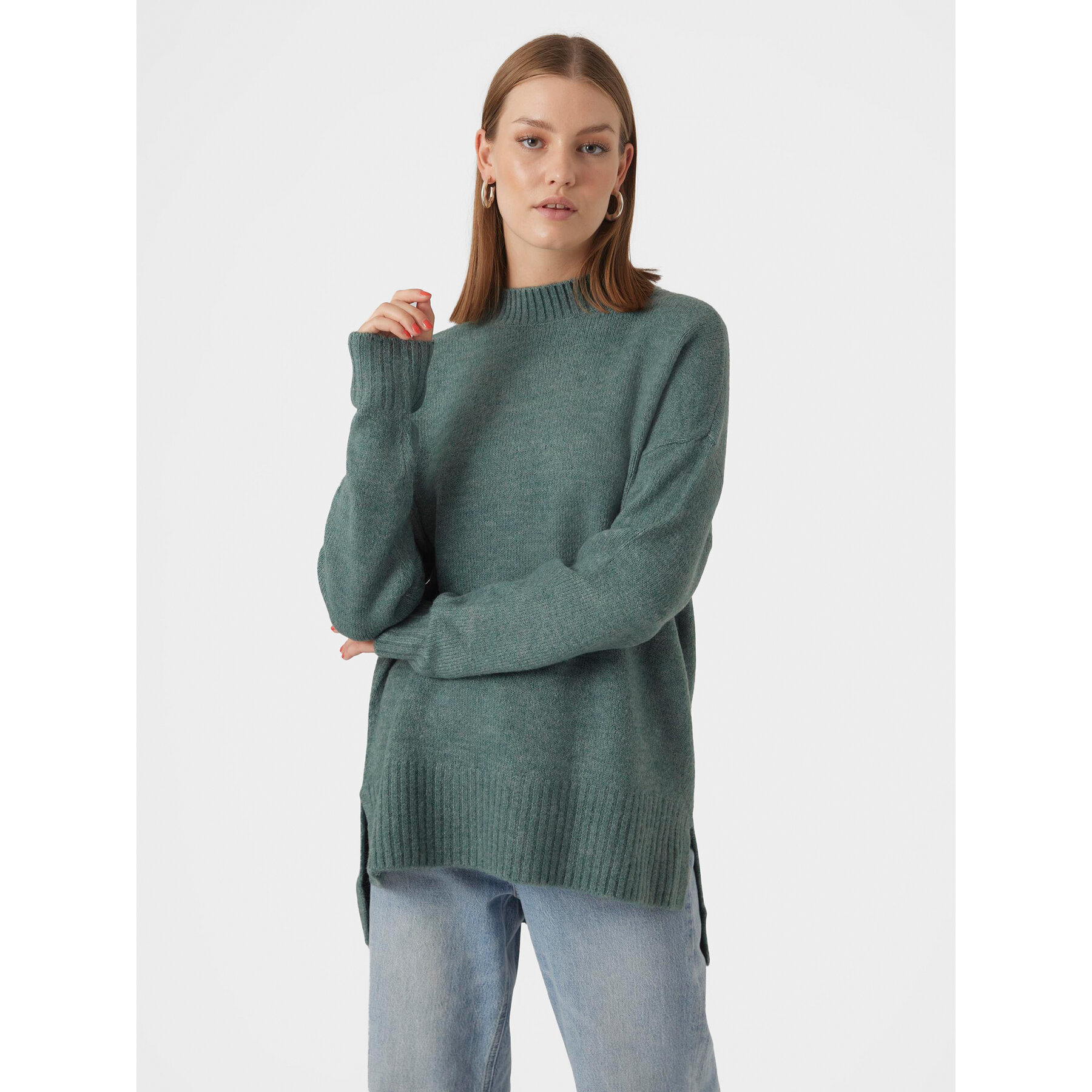 Vero Moda Pullover 10269229 Grün Regular Fit