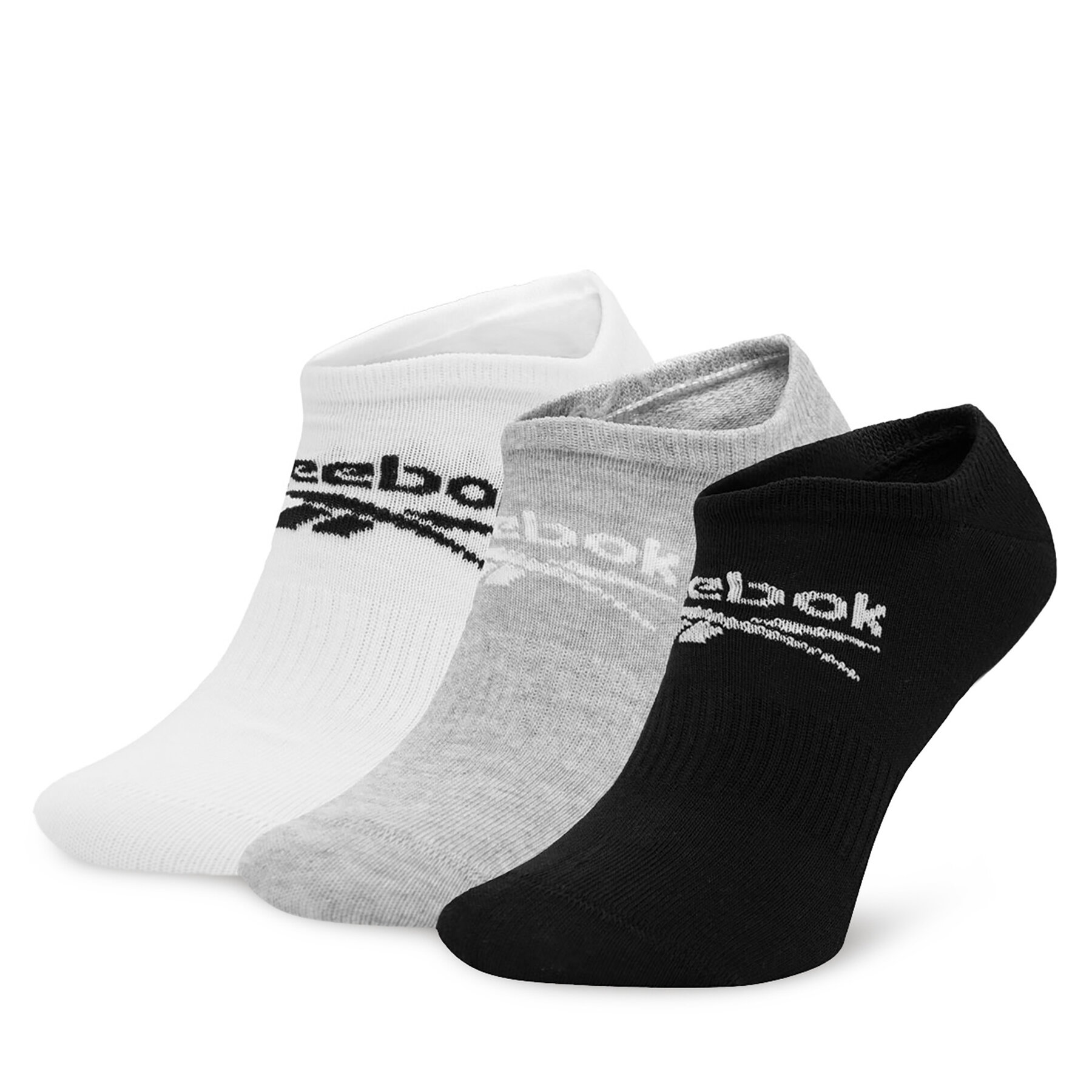 Lot de 3 paires de chaussettes basses unisexe Reebok R0353-SS24 (3-pack) Multicolore
