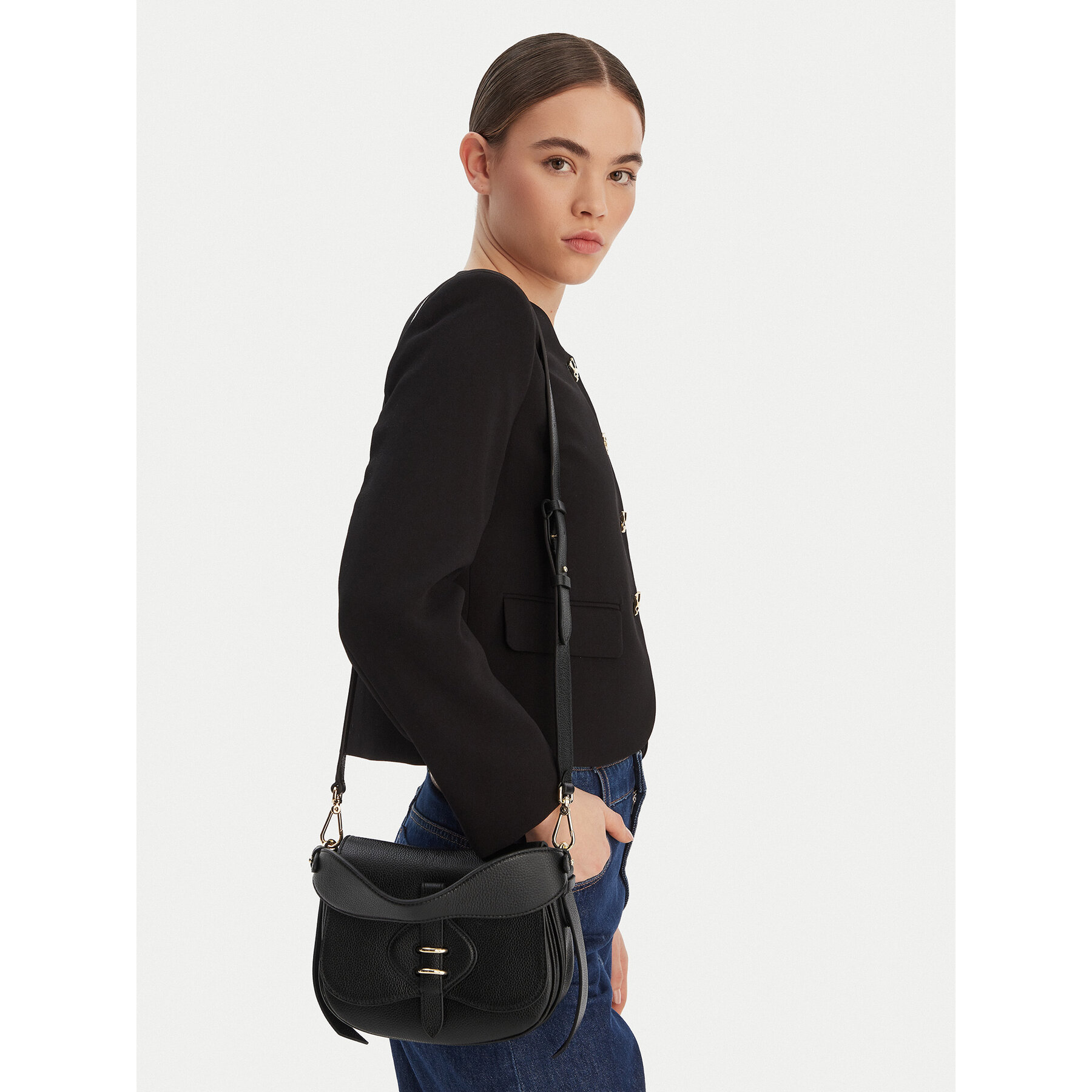 Geantă Coccinelle U7F Coccinellemavery E1 U7F 18 02 01 Negru