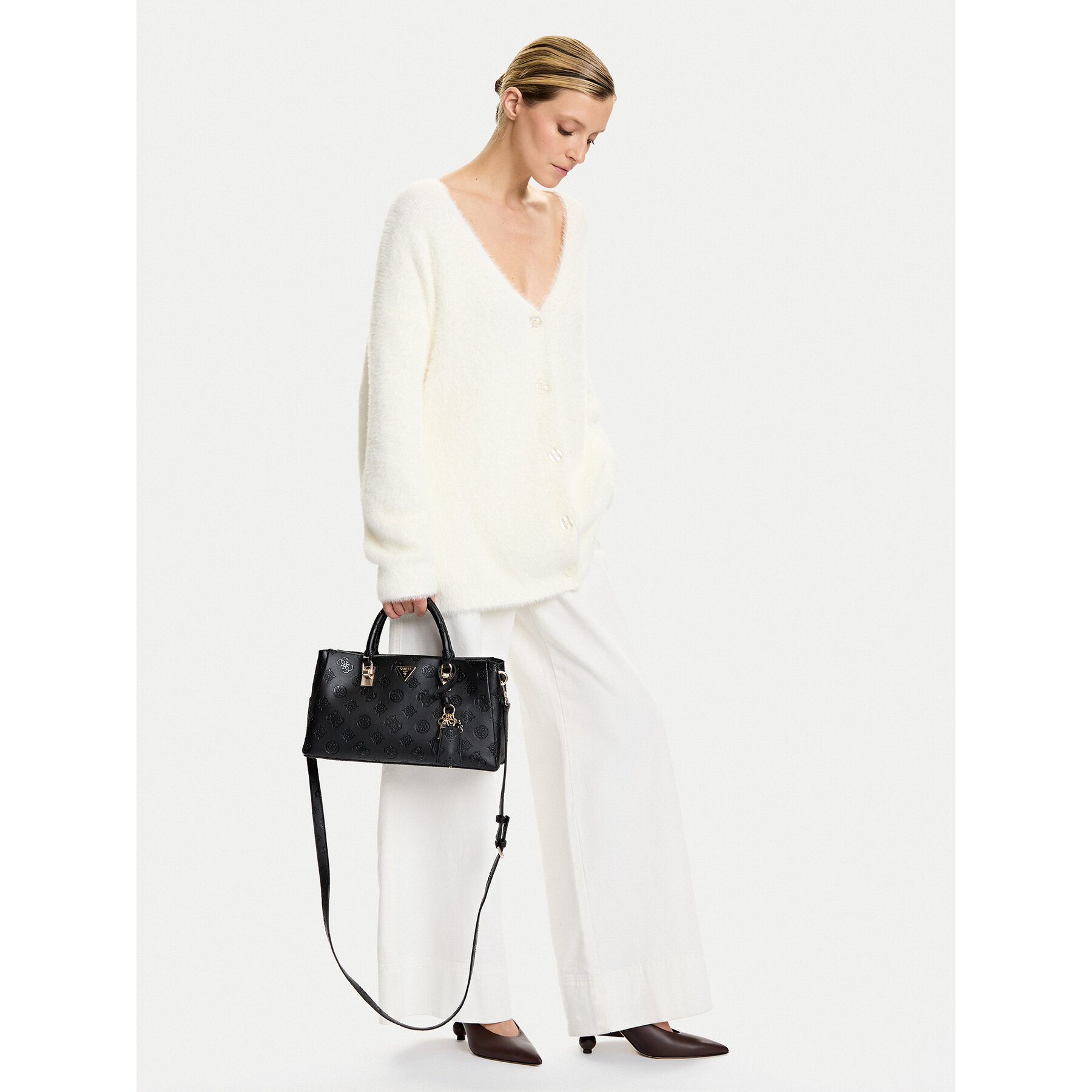 Geantă Guess Tisha HWPD77 64060 Negru