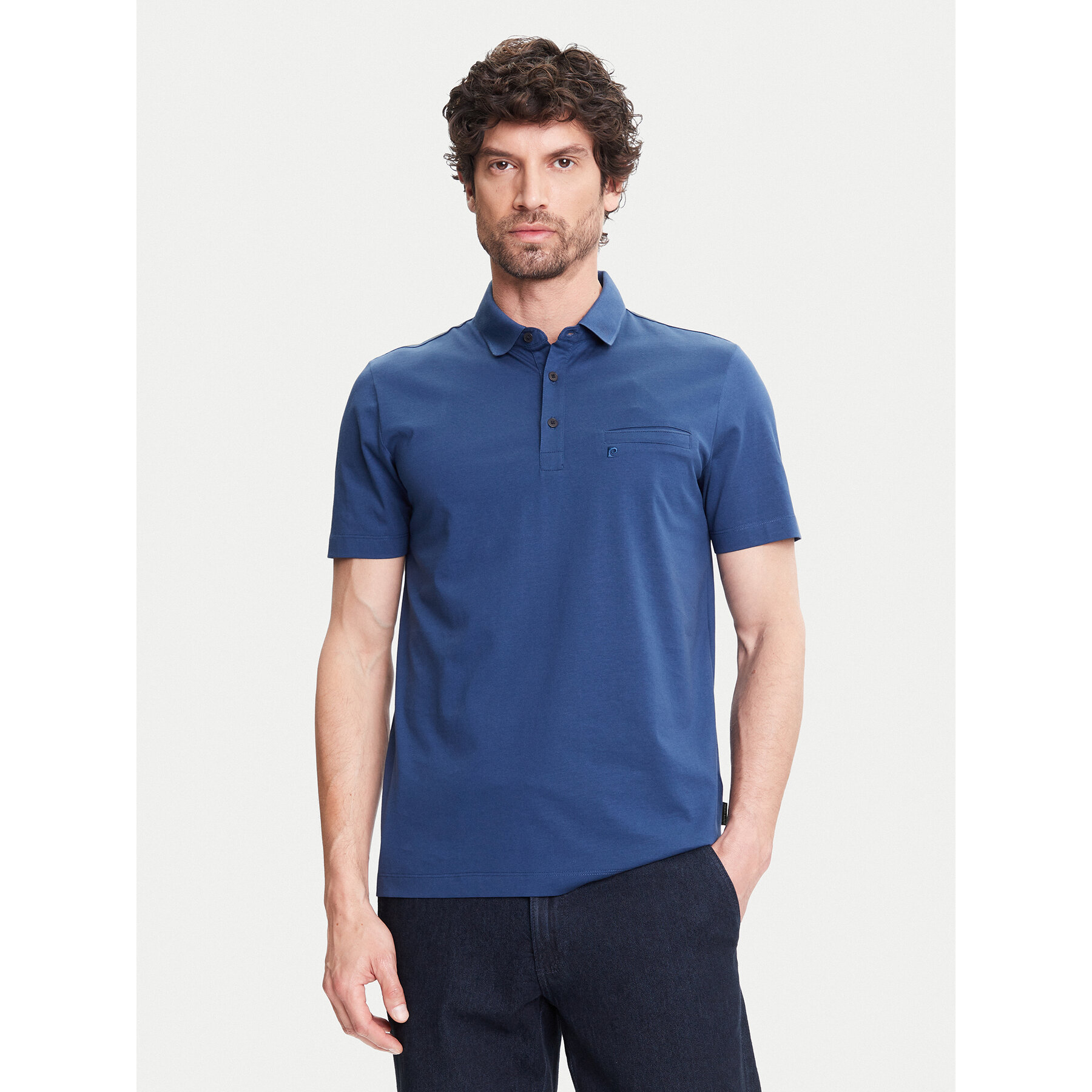 Pierre Cardin Polo C5 21514.2122 Σκούρο μπλε Regular Fit