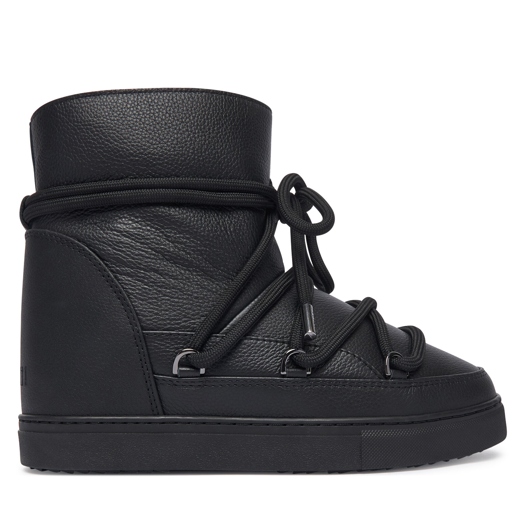 Cizme de zăpadă Inuikii Full Leather Wedge 1001.004.0092 Negru