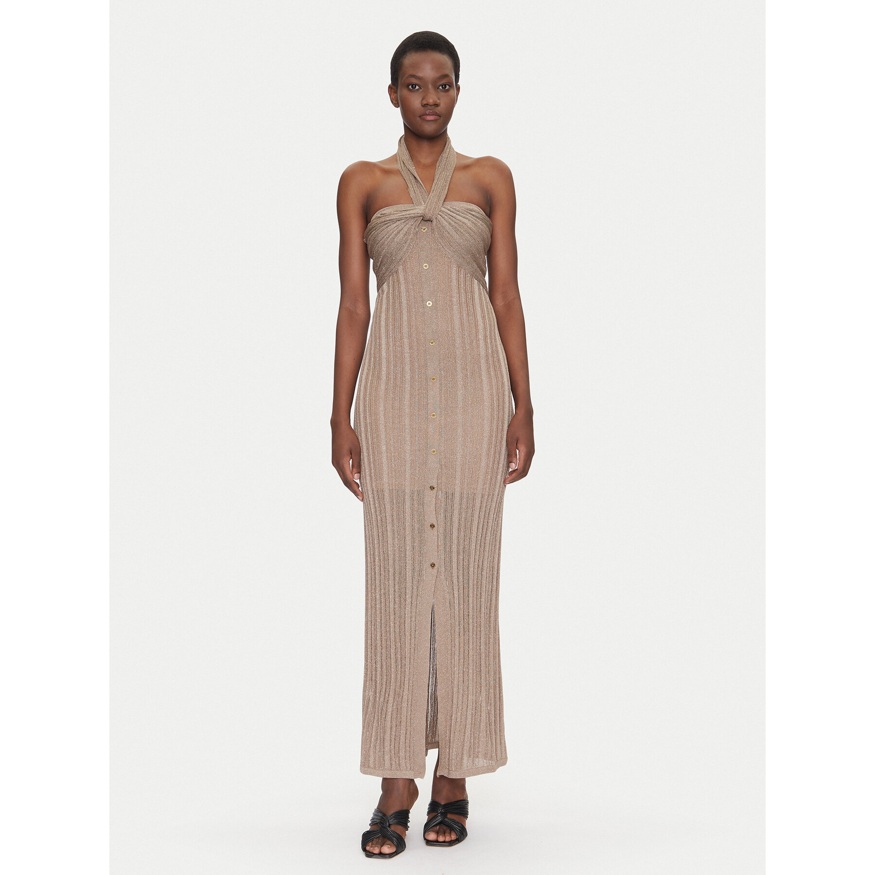 Marciano Guess Strickkleid 5GGK48 5811Z Beige Slim Fit