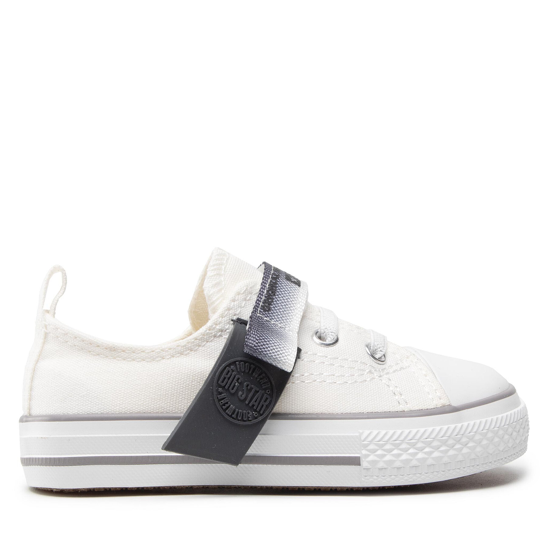 Unisex dieťa Plátenky Big Star Shoes, Rozmer: 22, Biela, JJ374075