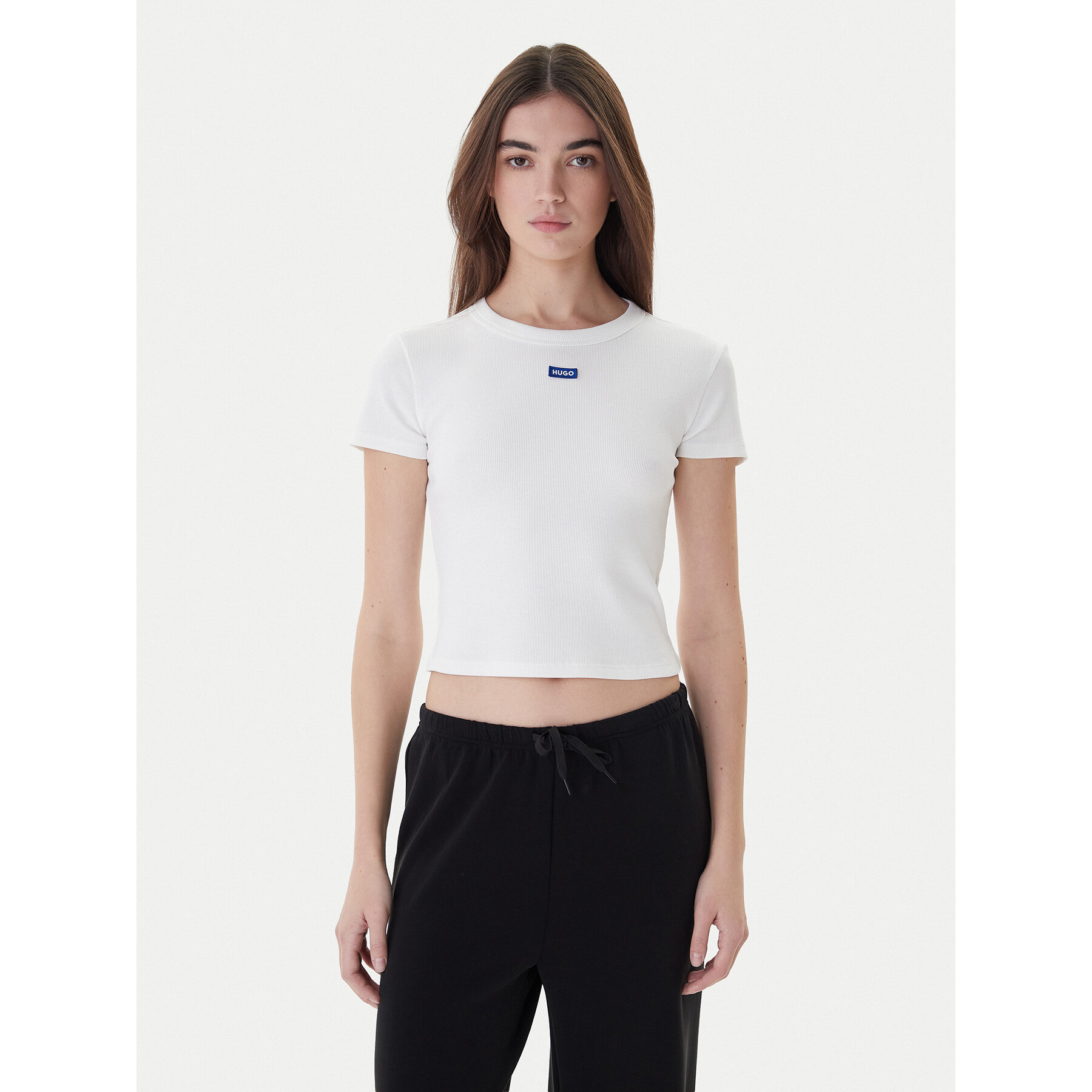 Hugo T-Shirt Baby 50510749 Λευκό Slim Fit