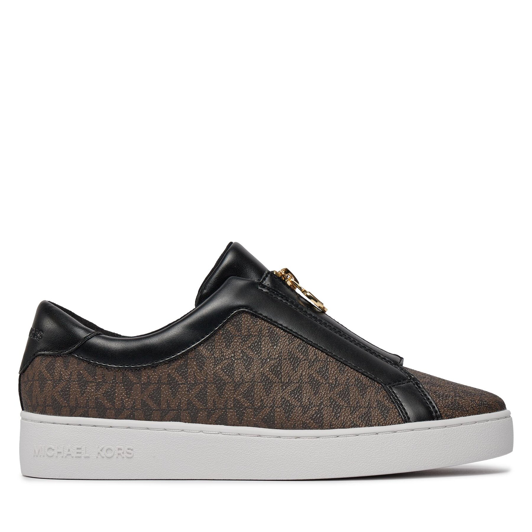 Сникърси MICHAEL Michael Kors Keaton Zip Slip On 43R4KTFP2B Кафяв