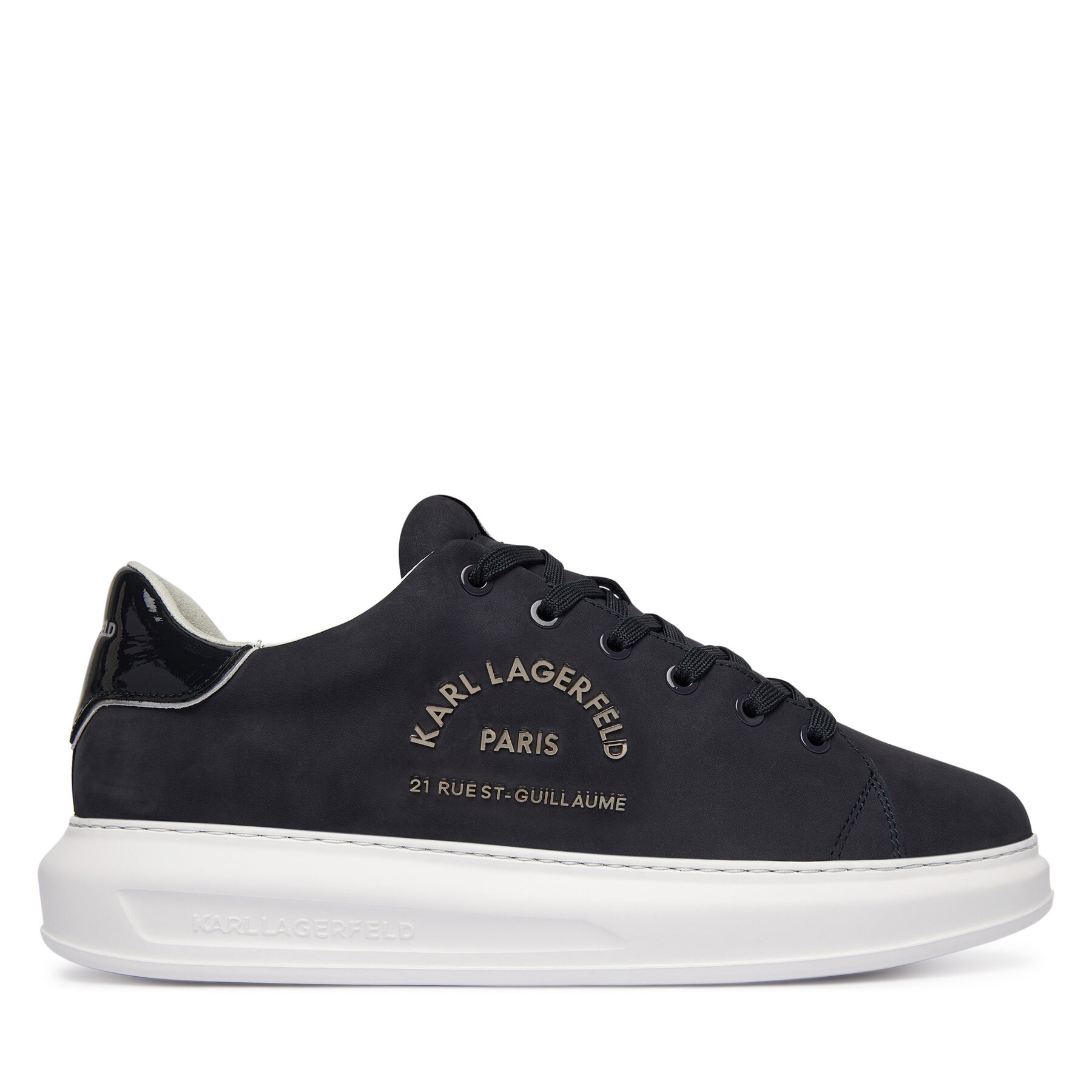 Sneakersy KARL LAGERFELD Kapri KL52539B Tmavomodrá