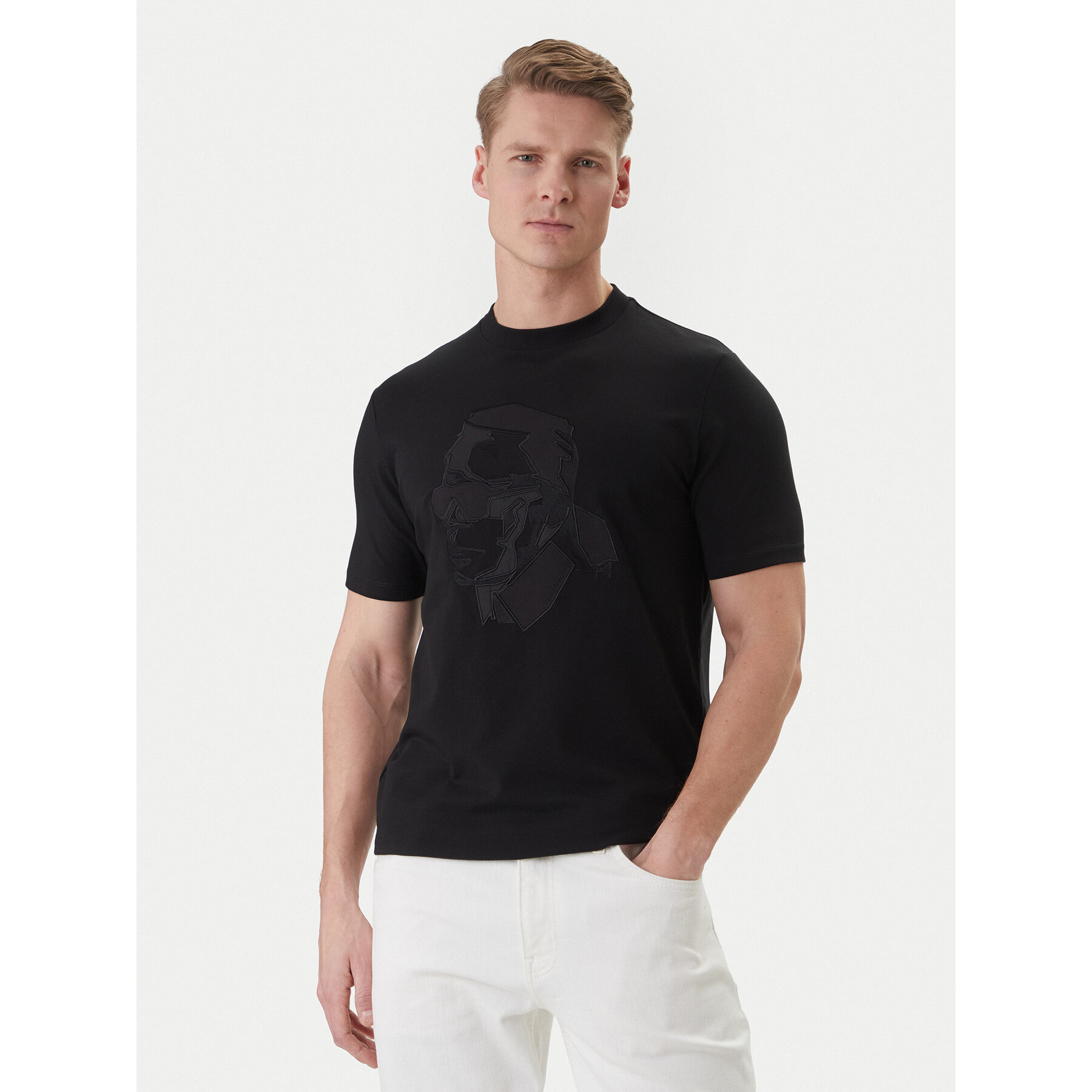KARL LAGERFELD Camiseta 755036 562221 Negro Loose Fit