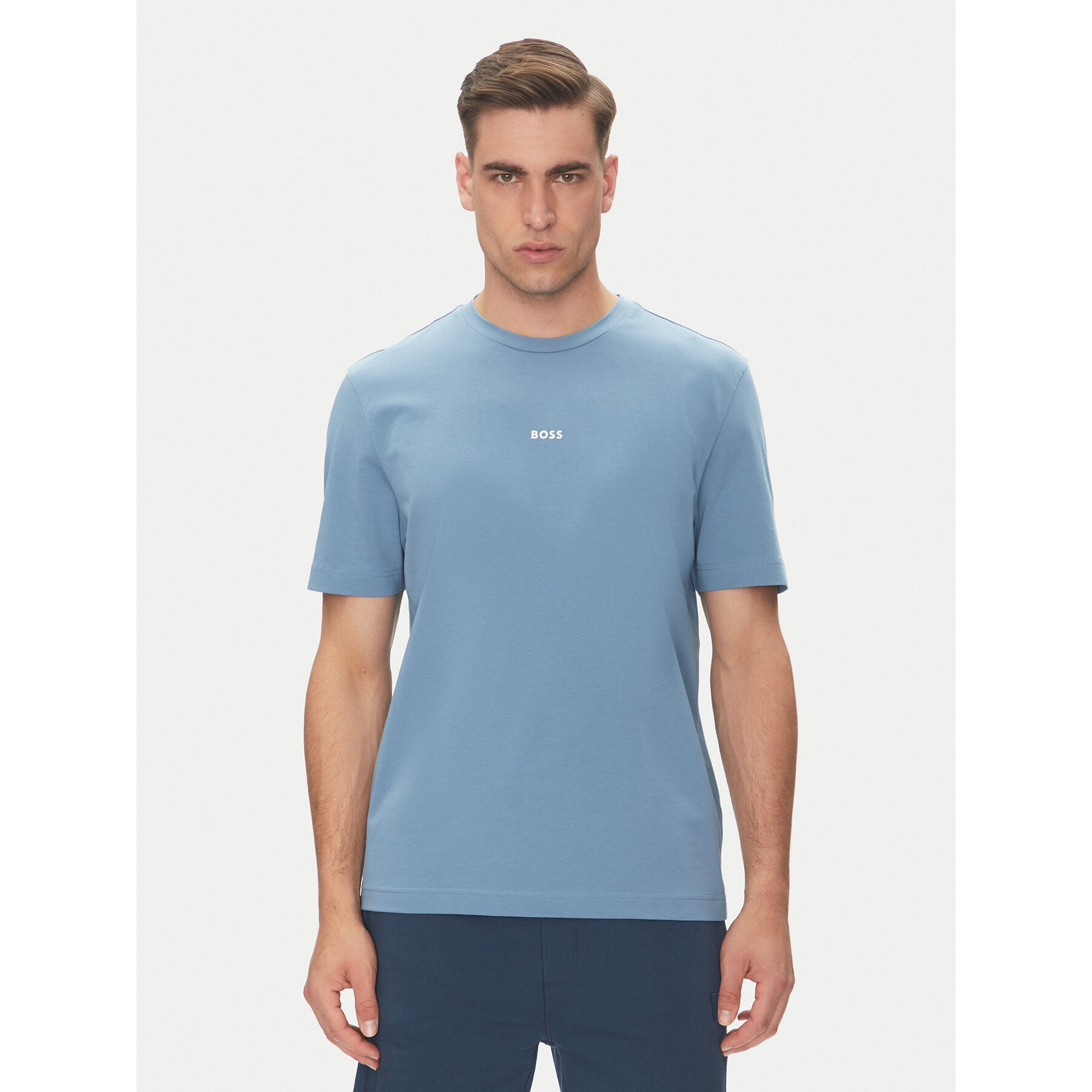 BOSS T-shirt Tchup 50473278 Blu Relaxed Fit