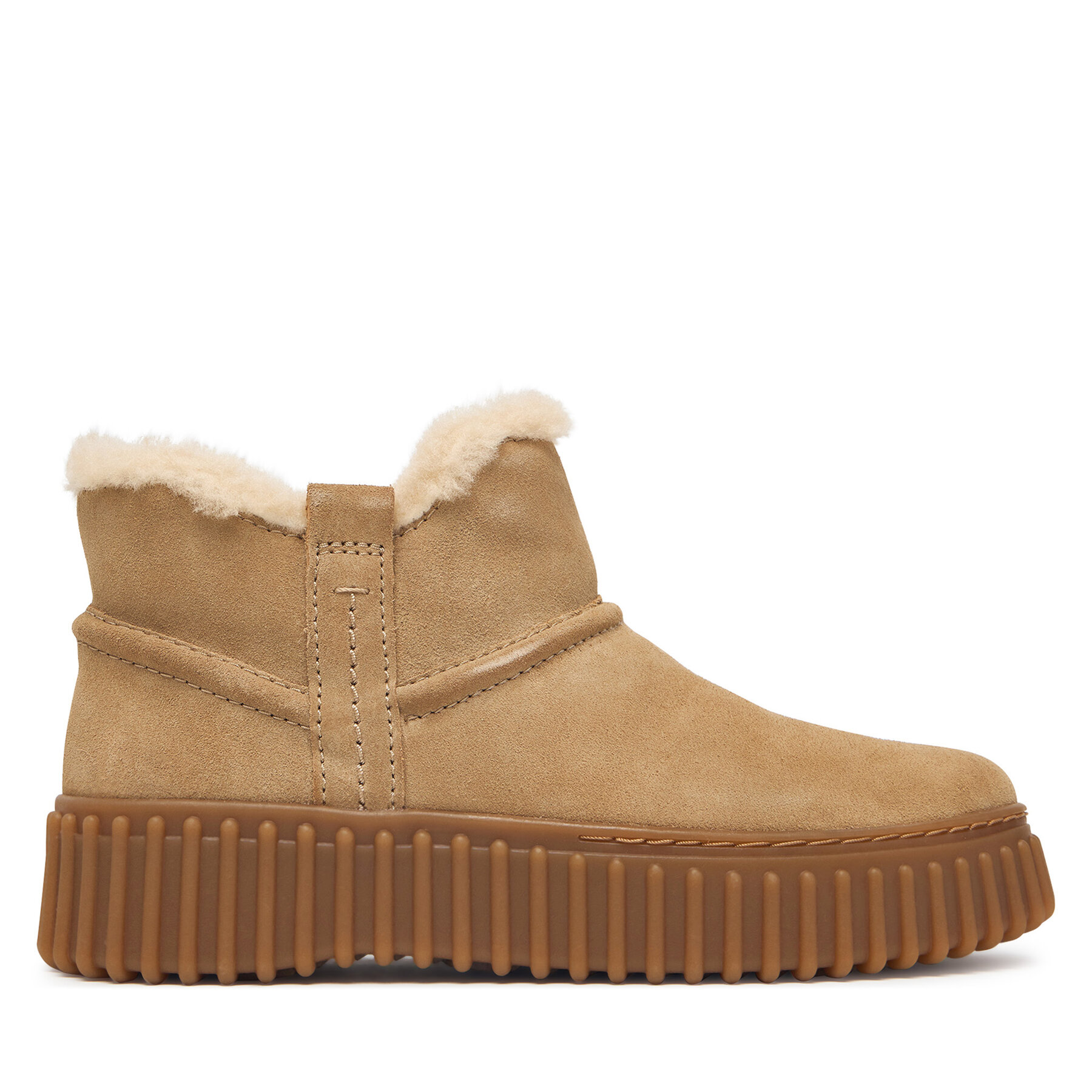 Polokozačky Clarks Torhill Warm 26327994 Béžová