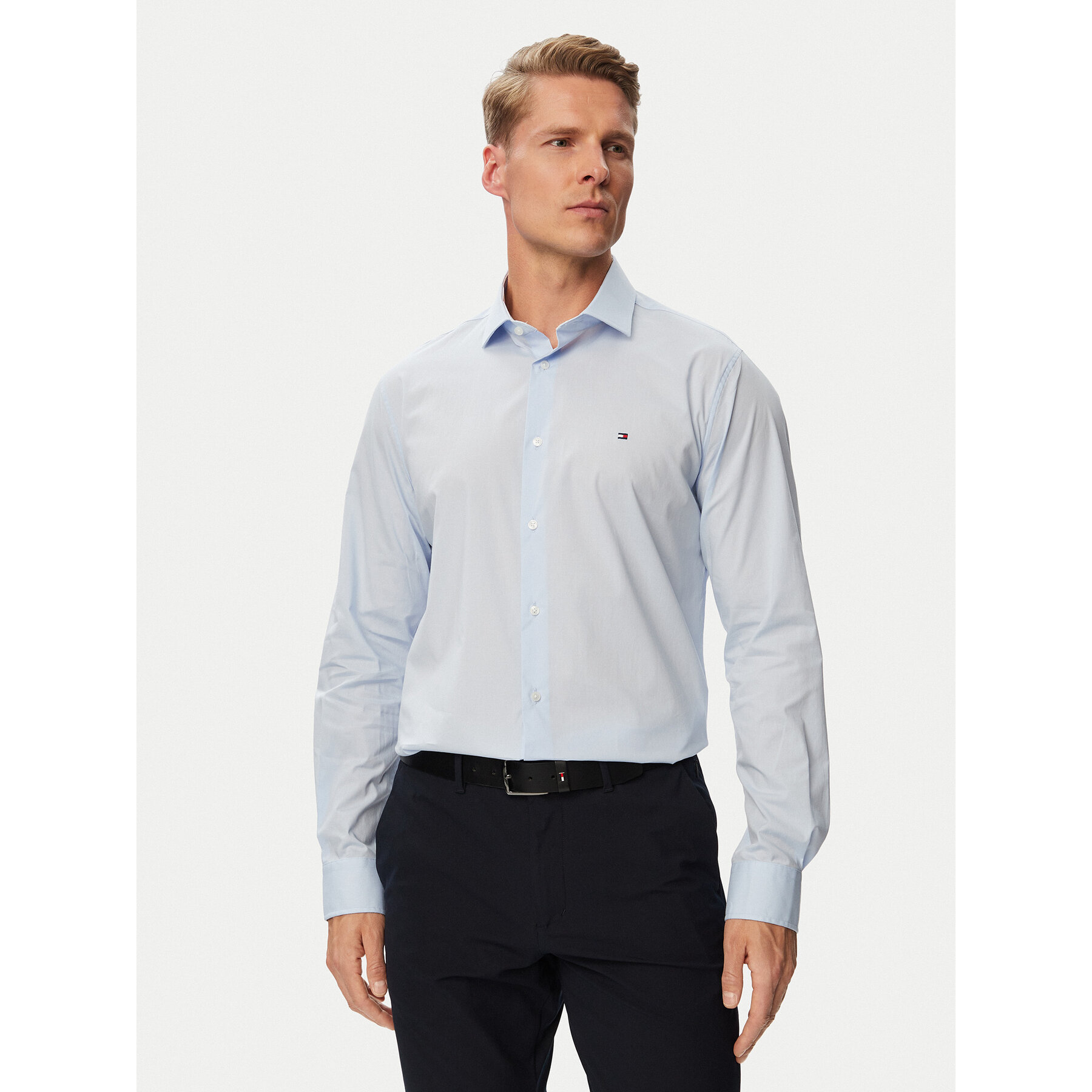 Tommy Hilfiger Hemd MW0MW43749 Blau Slim Fit
