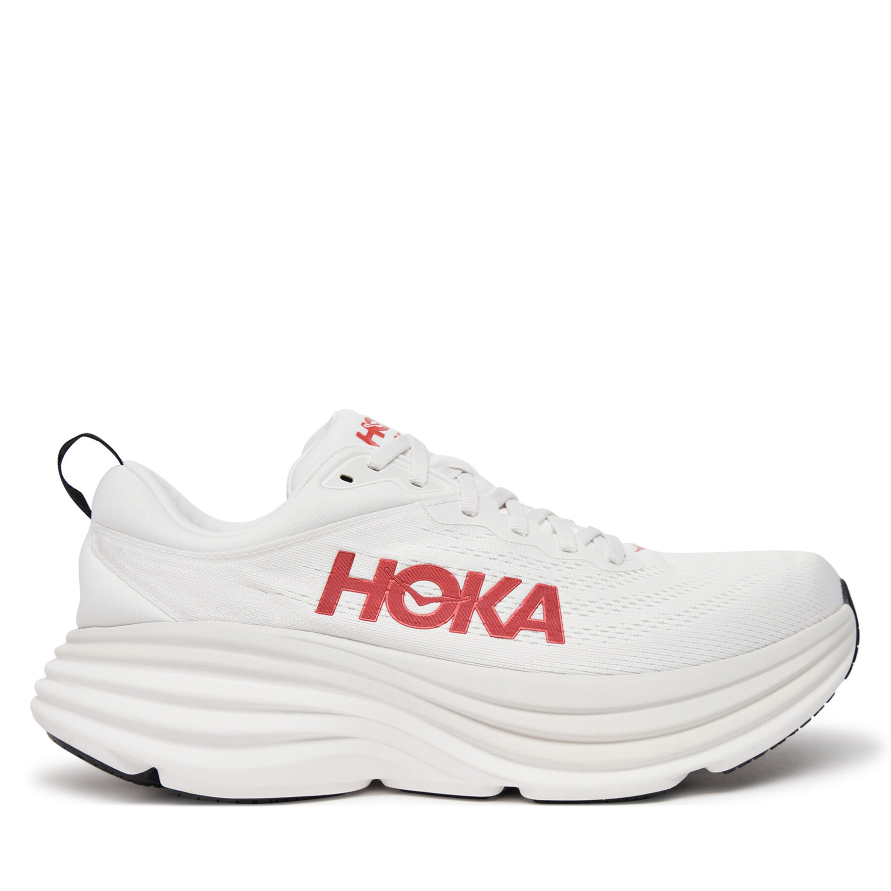 Herren Laufschuhe Hoka, Schuhgröße 45_13, Weiß, Bondi 8 1123202