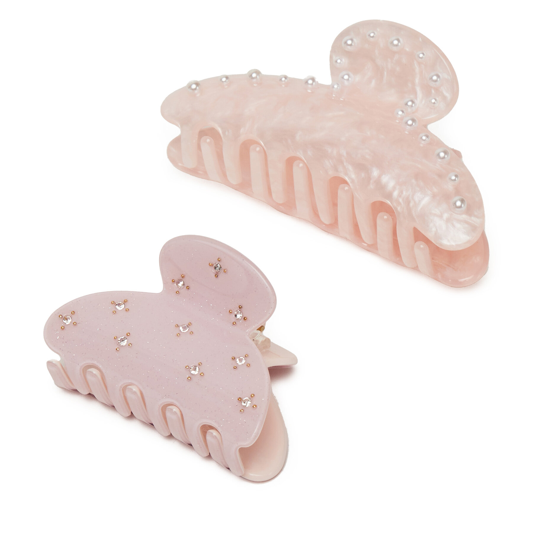 2 hajcsat szett Pieces Pclala 2-Pack Hairshark 17156122 Rózsaszín