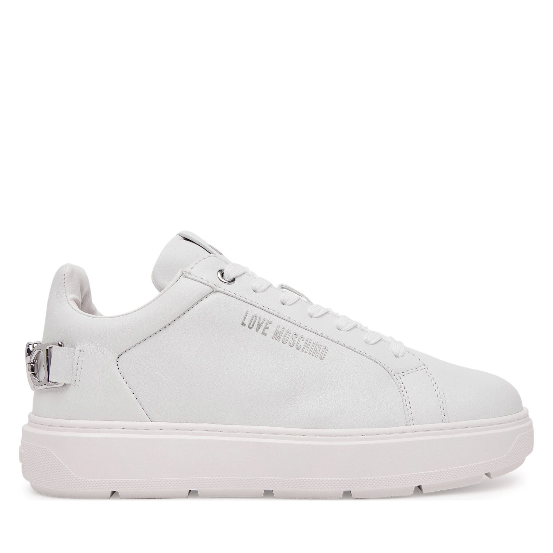 Sneakersy LOVE MOSCHINO JA15394G1MIA0100 Biela