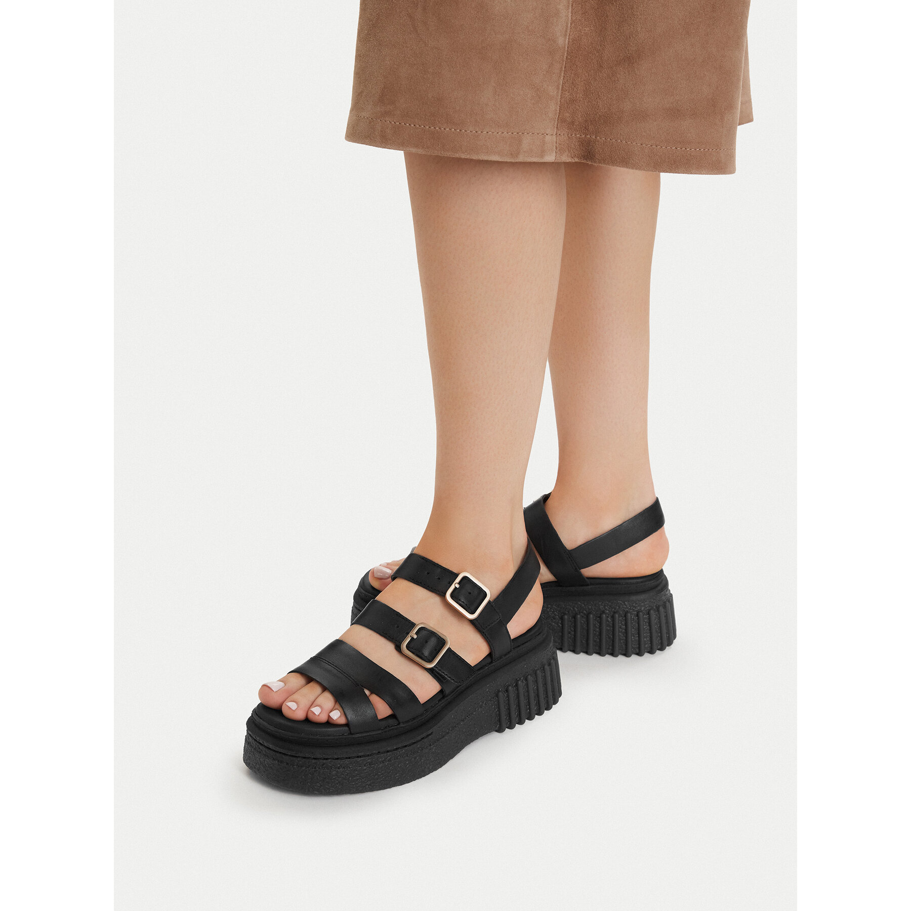 Сандали Clarks Evamar Strap 26185888 Черен