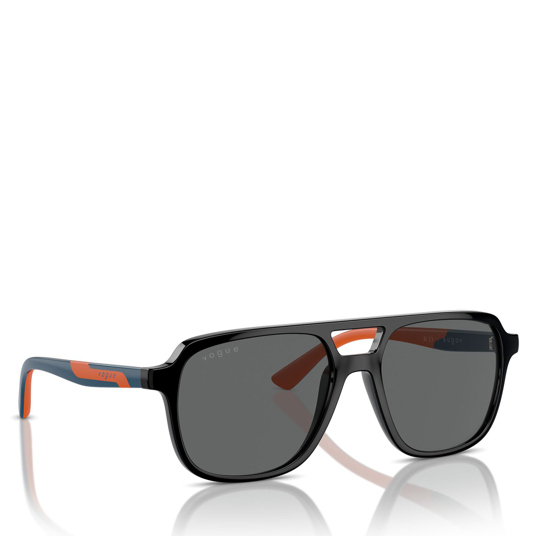 Okulary przeciwsłoneczne dziecięce Vogue, Rozmiar 49 Czarny 0VJ2024 W44/87