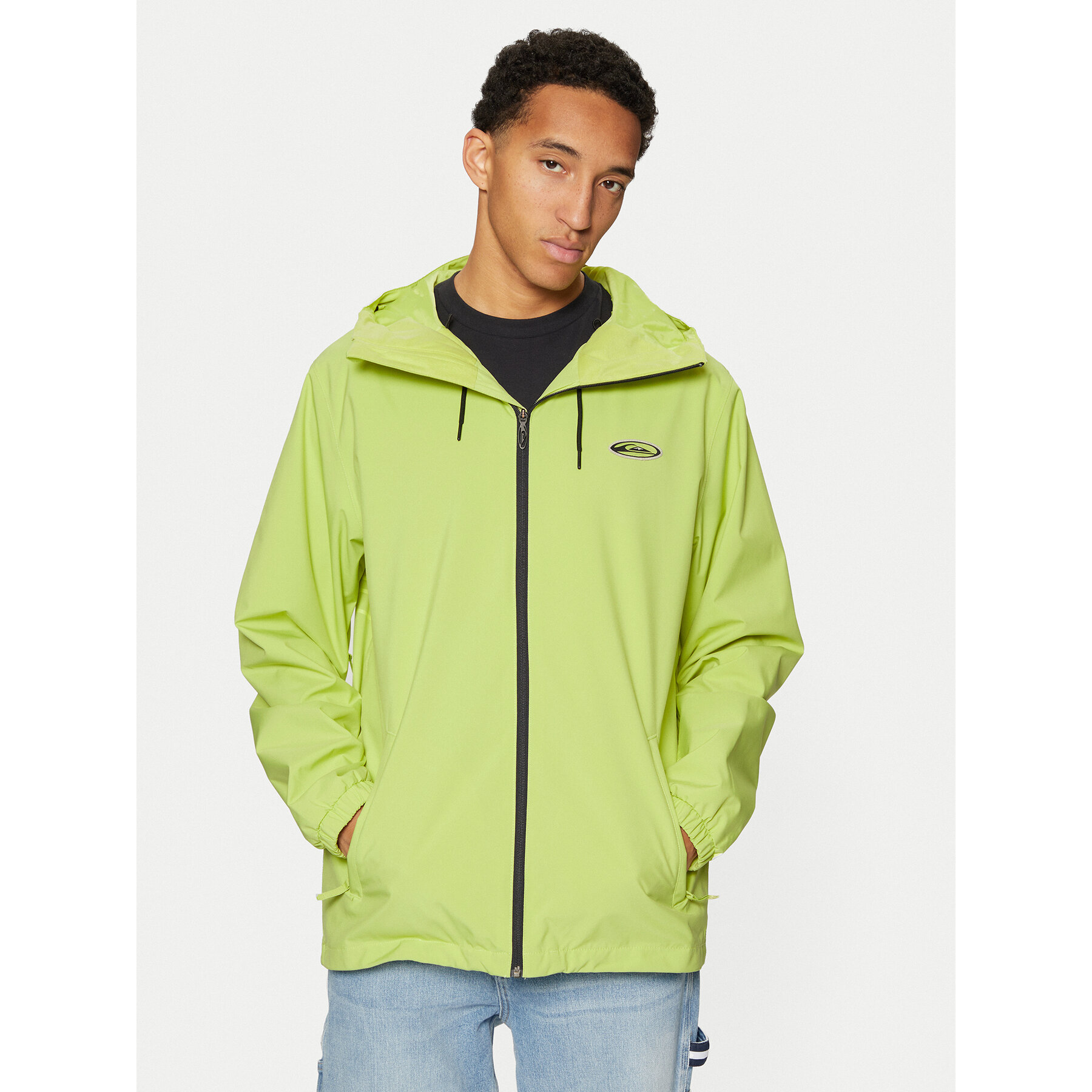 Quiksilver Skijacke High In The Hood EQYTJ03452 Grün Modern Fit