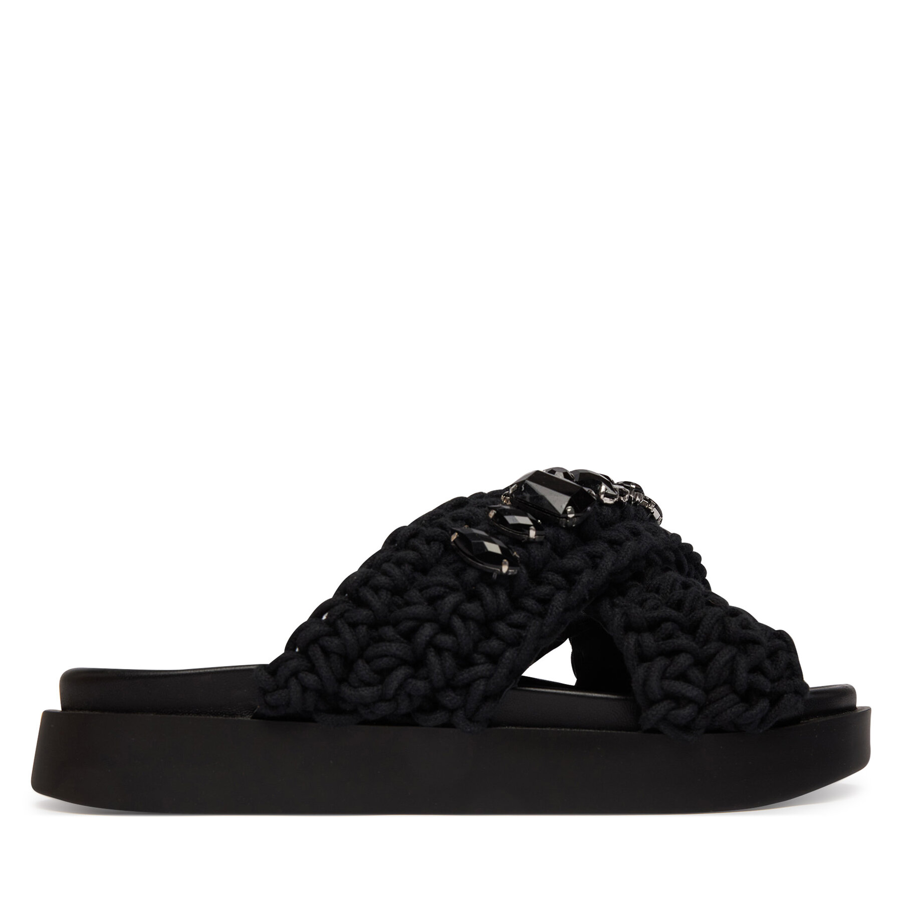 Чехли Inuikii Woven Stones 1004.003.0073 Черен