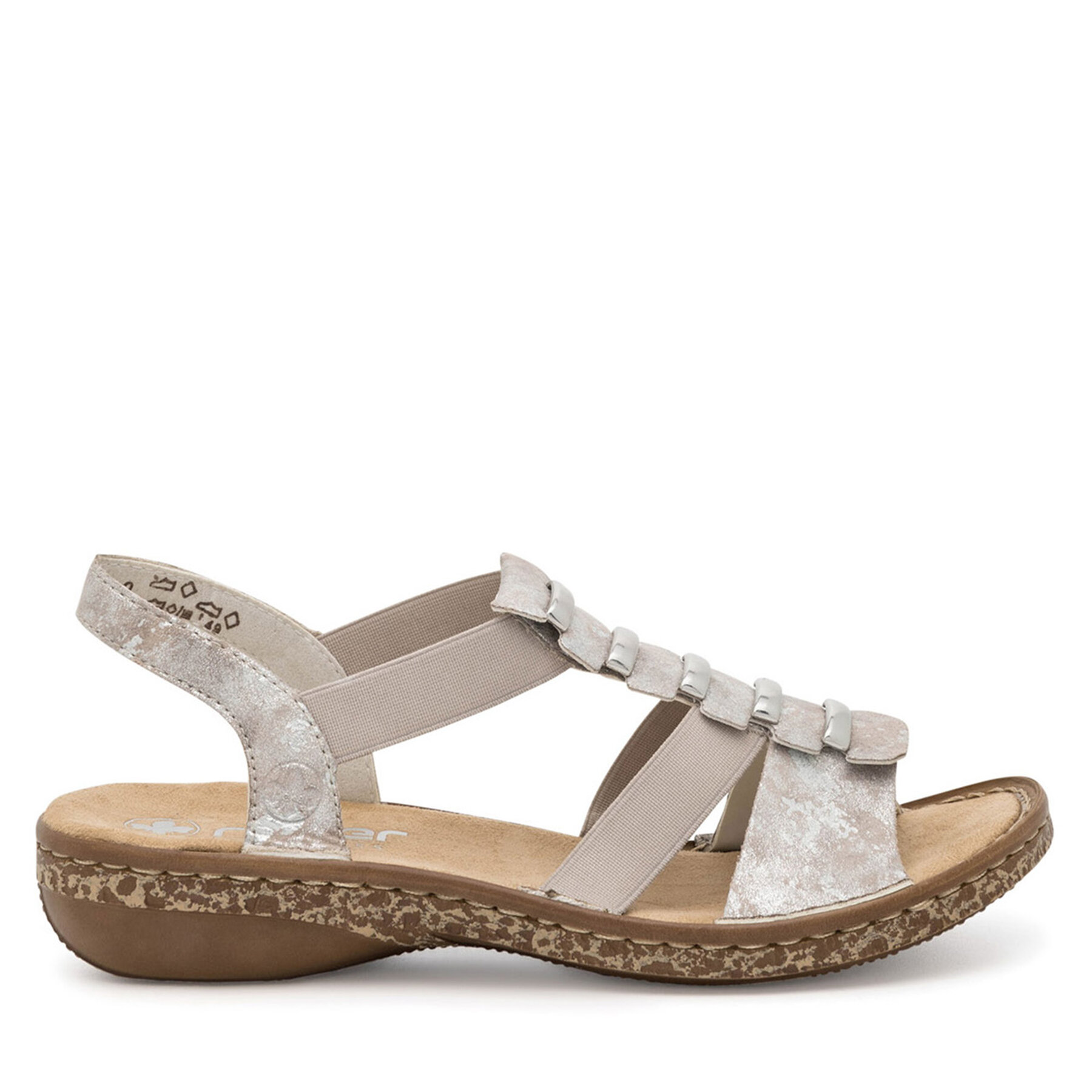 Sandaler Rieker 62850-90 Beige
