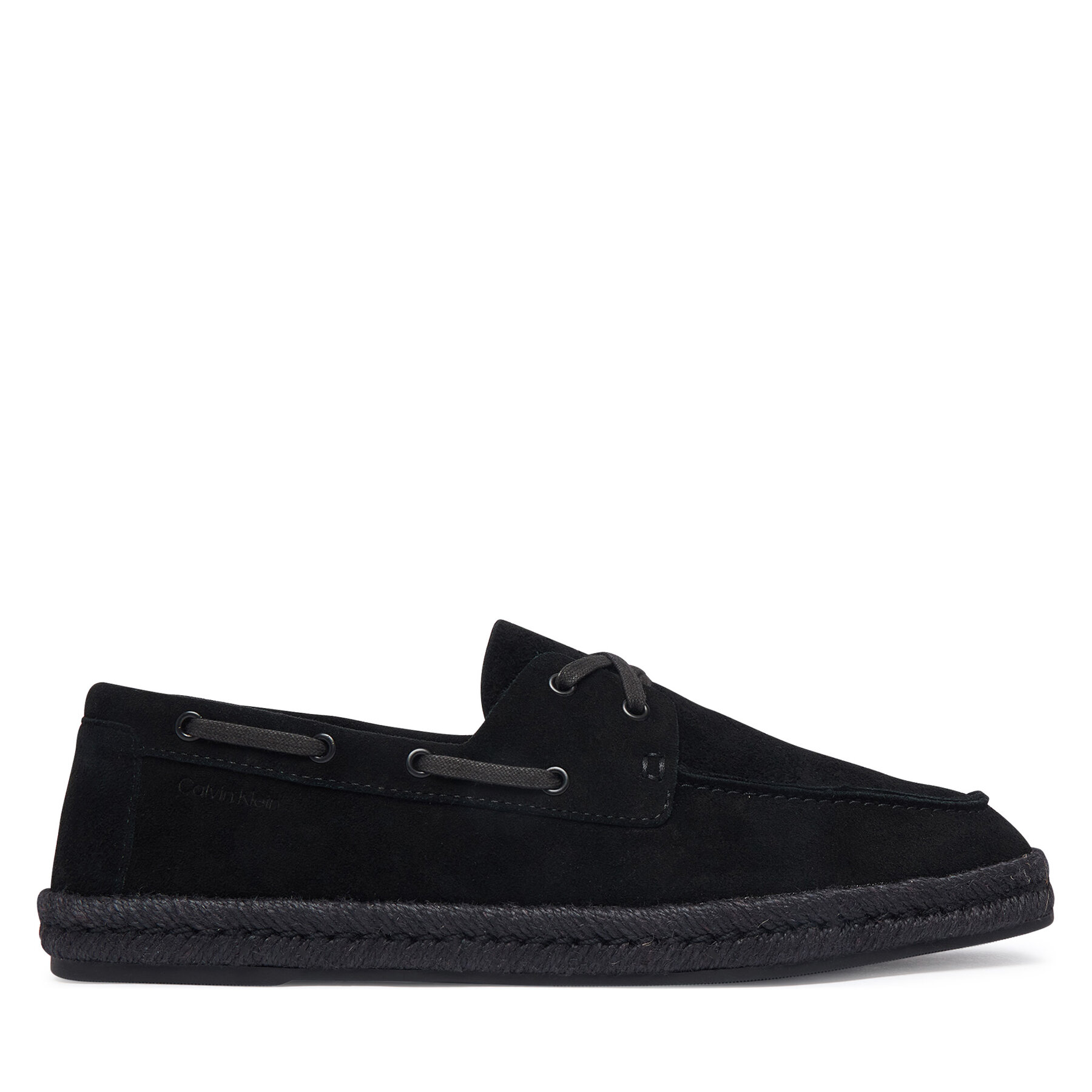 Espadrilky Calvin Klein Espadrille Hybrid Boat Su HM0HM02174 Čierna