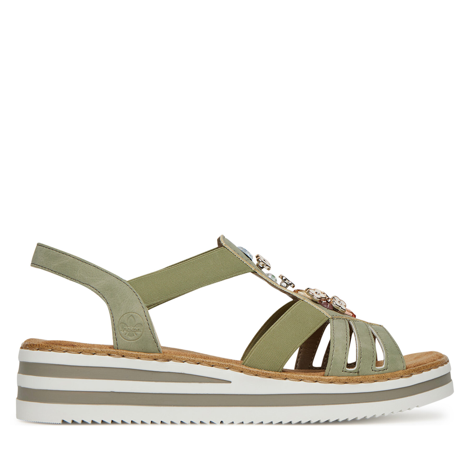 Сандали Rieker V0245-52 Зелен
