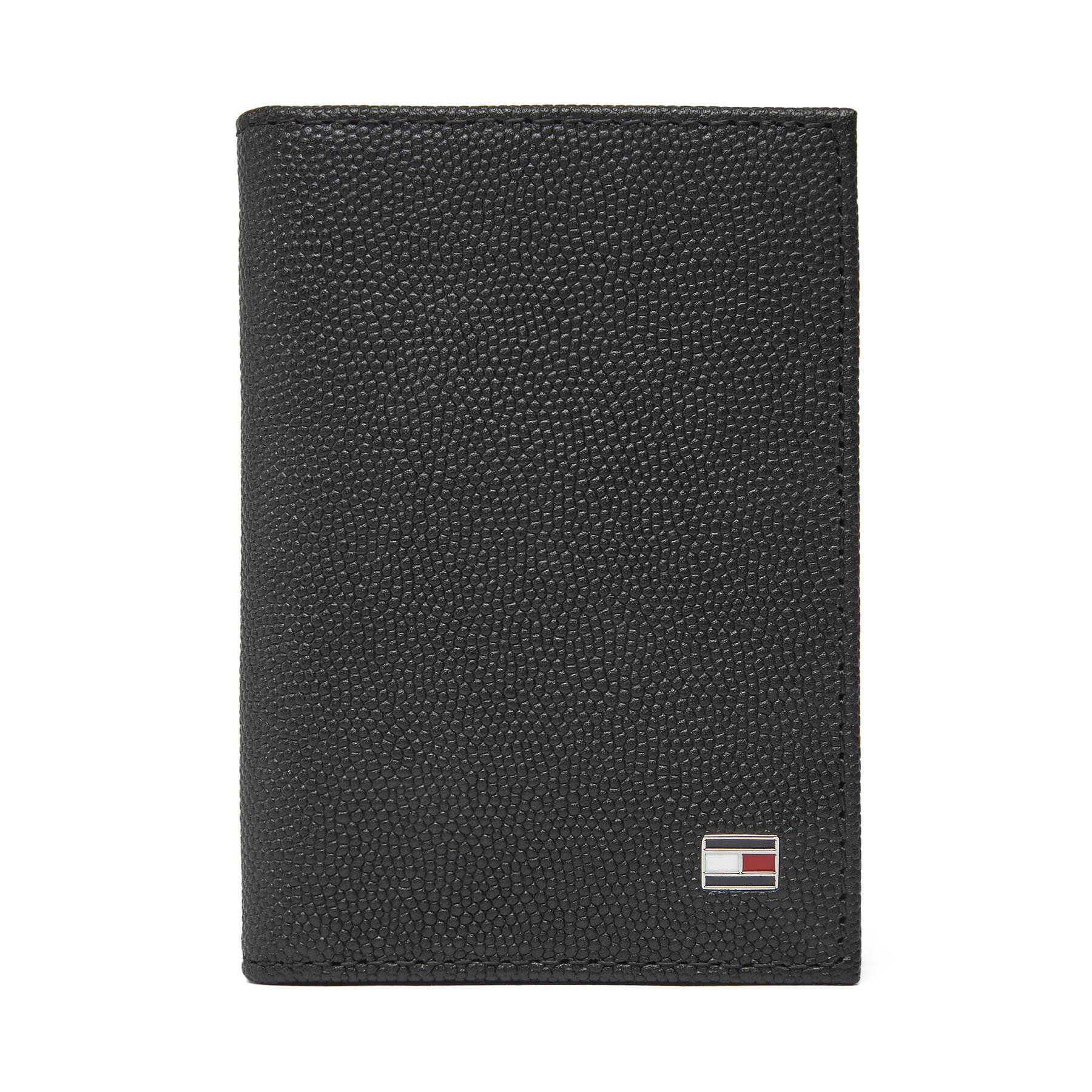 Nagyméretű férfi pénztárca Tommy Hilfiger Th Flag Bifold AM0AM13522 Fekete