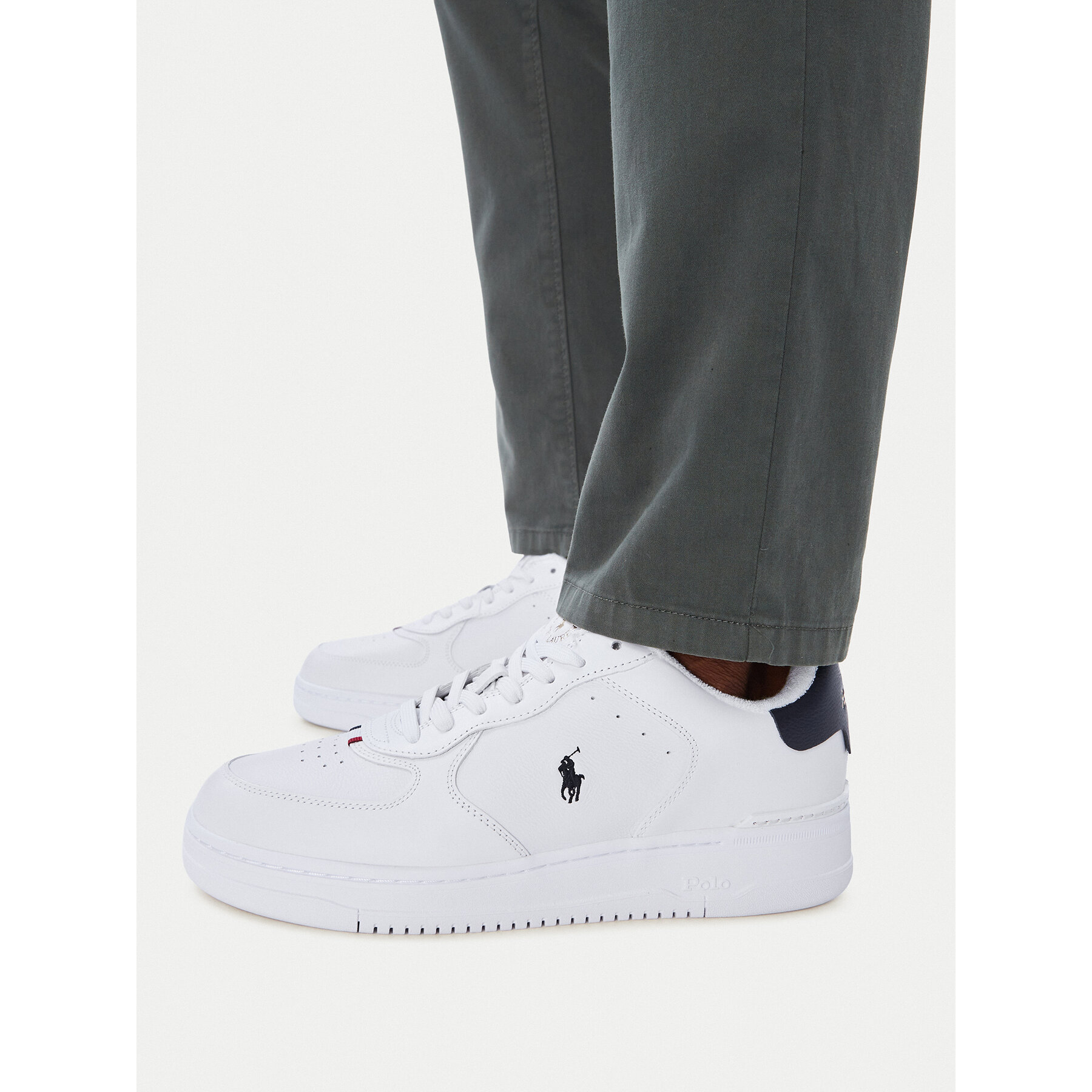 Sneakers Polo Ralph Lauren Masters Ct Rib 809P01636001 Alb