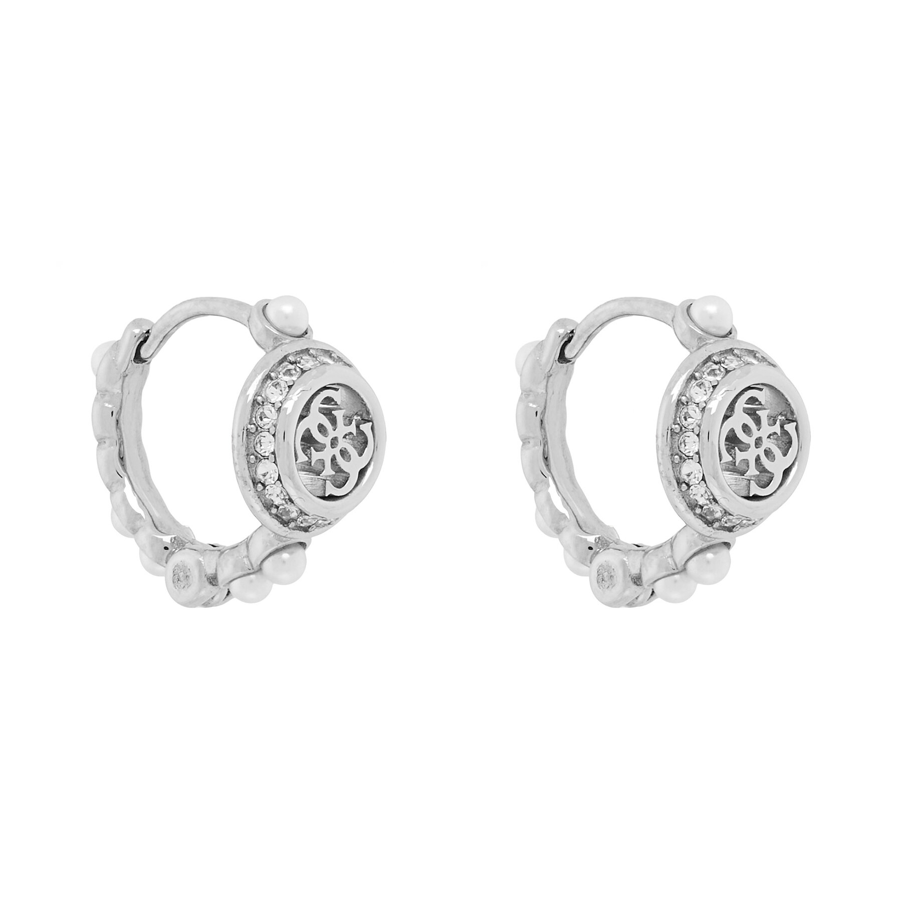 Обици Guess JUBE05 518JW Сребрист