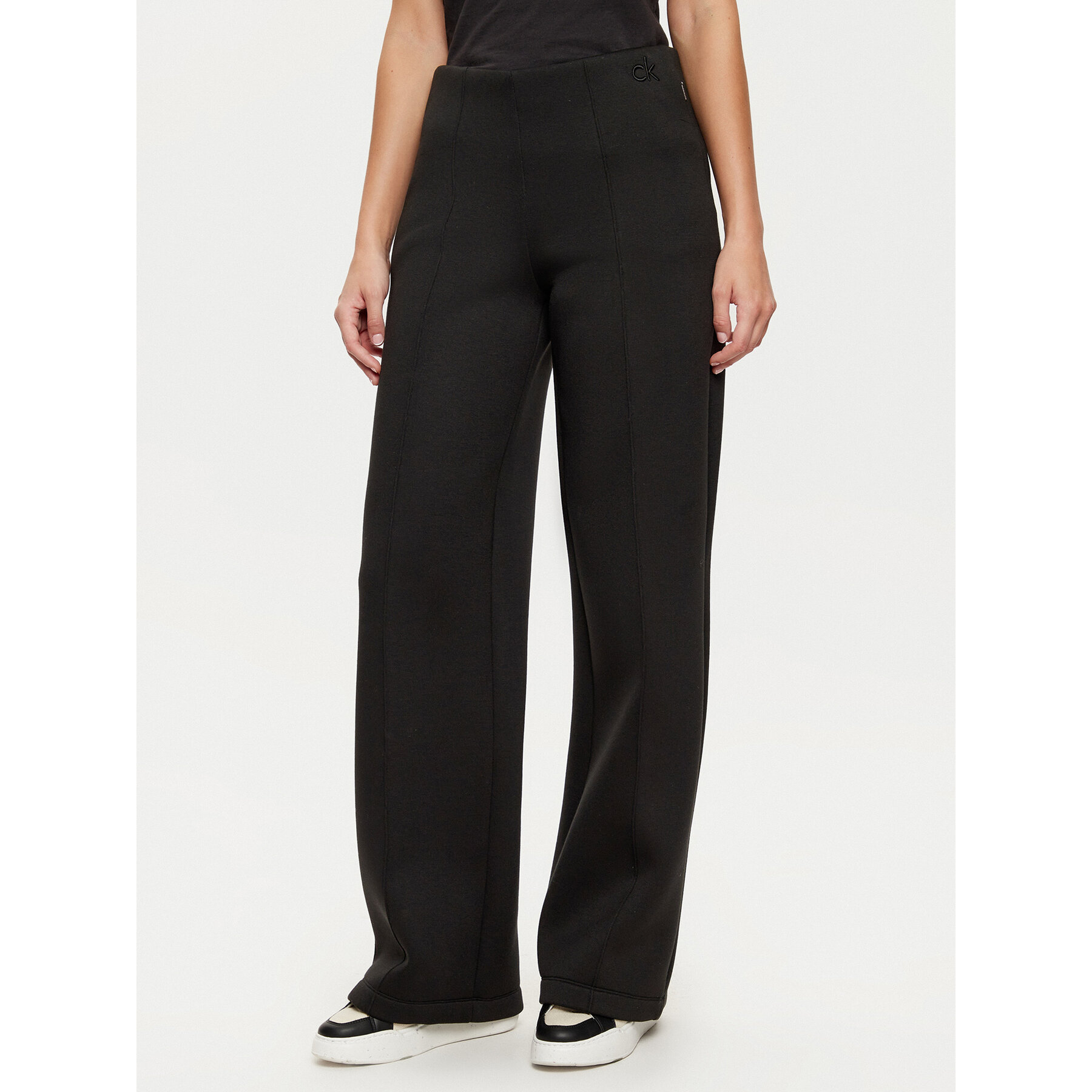 Calvin Klein Stoffhose K20K207947 Schwarz Relaxed Fit