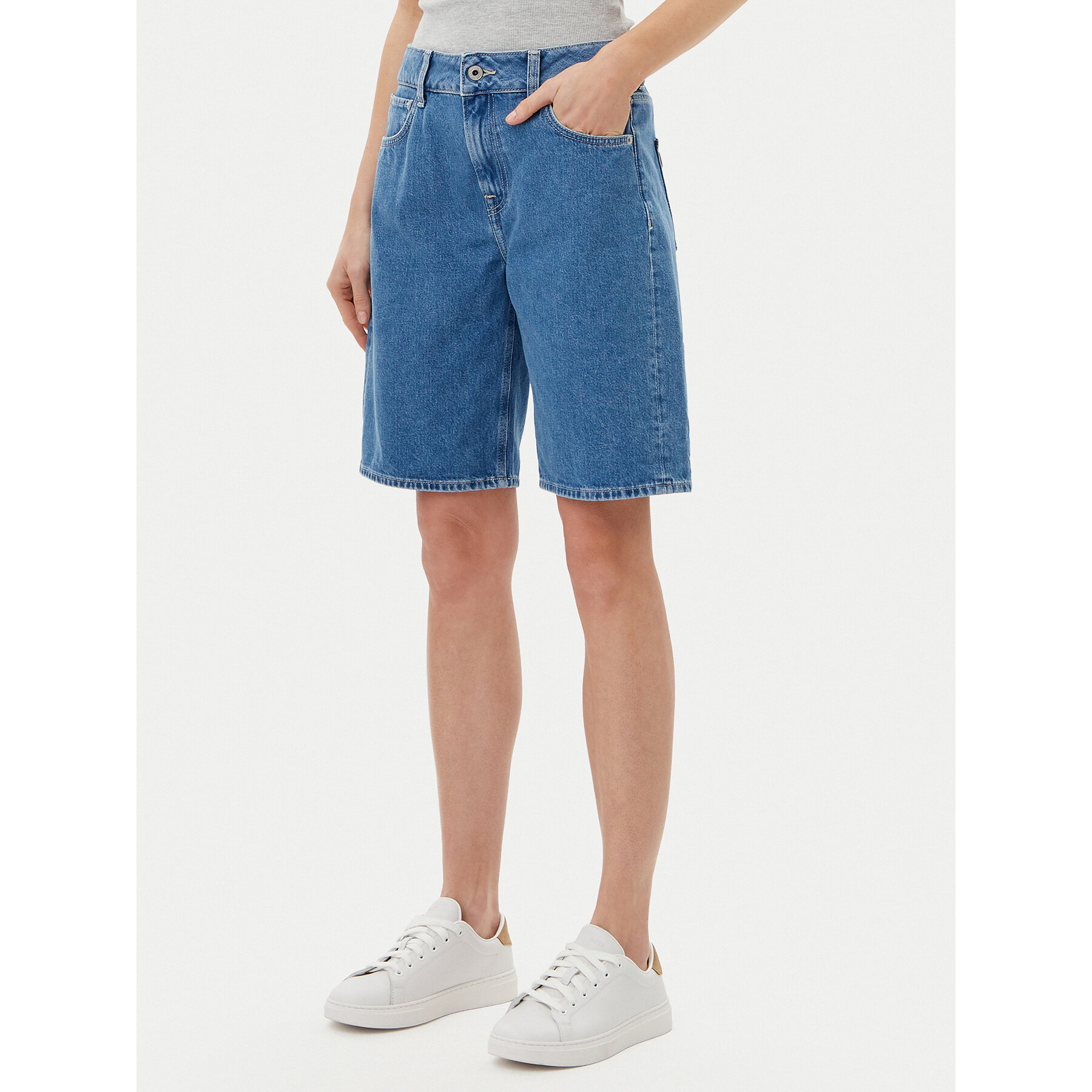 Pepe Jeans Jeansshorts PL801189 Blau Regular Fit