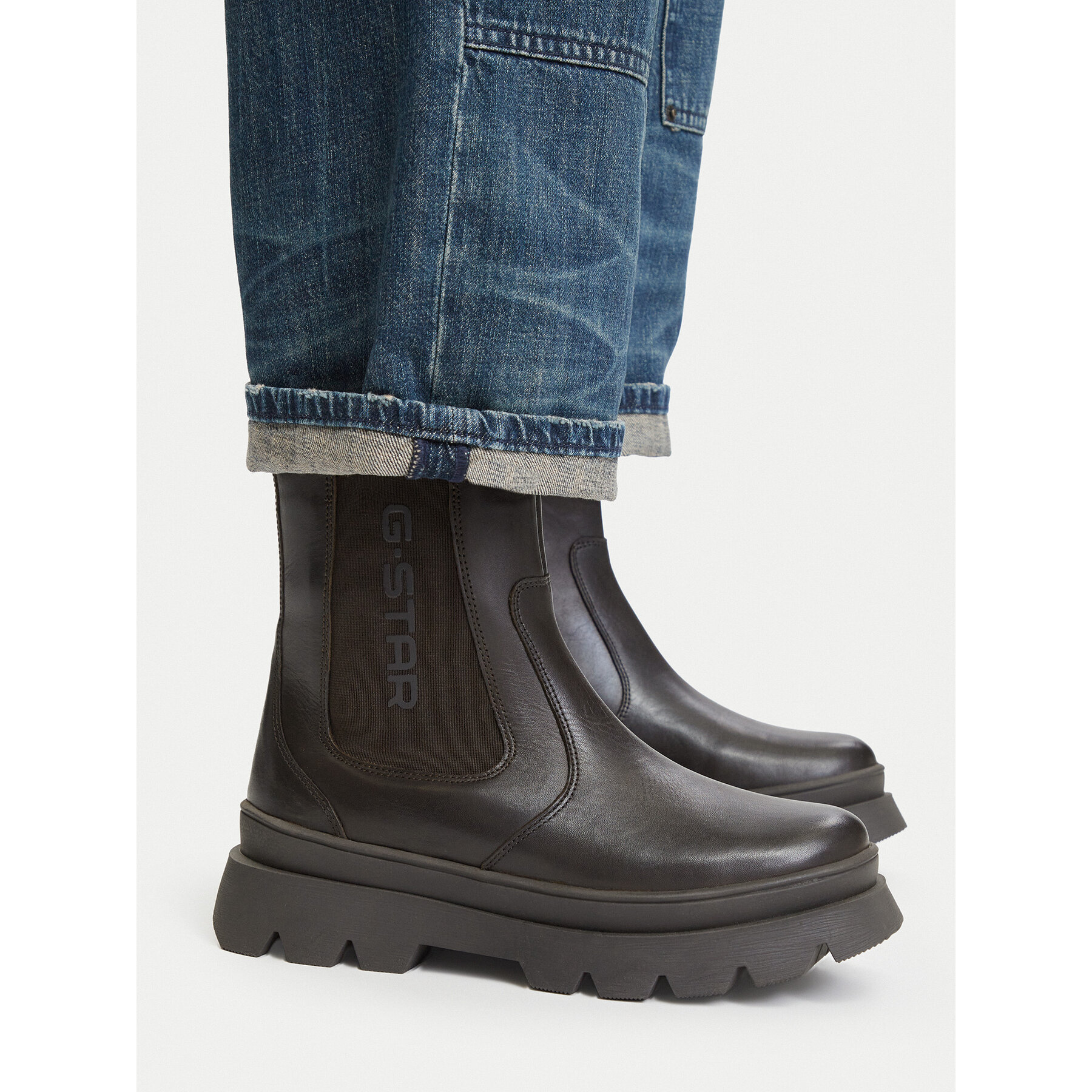 Botine G-STAR EO-CI12-ALICA-02 Maro închis