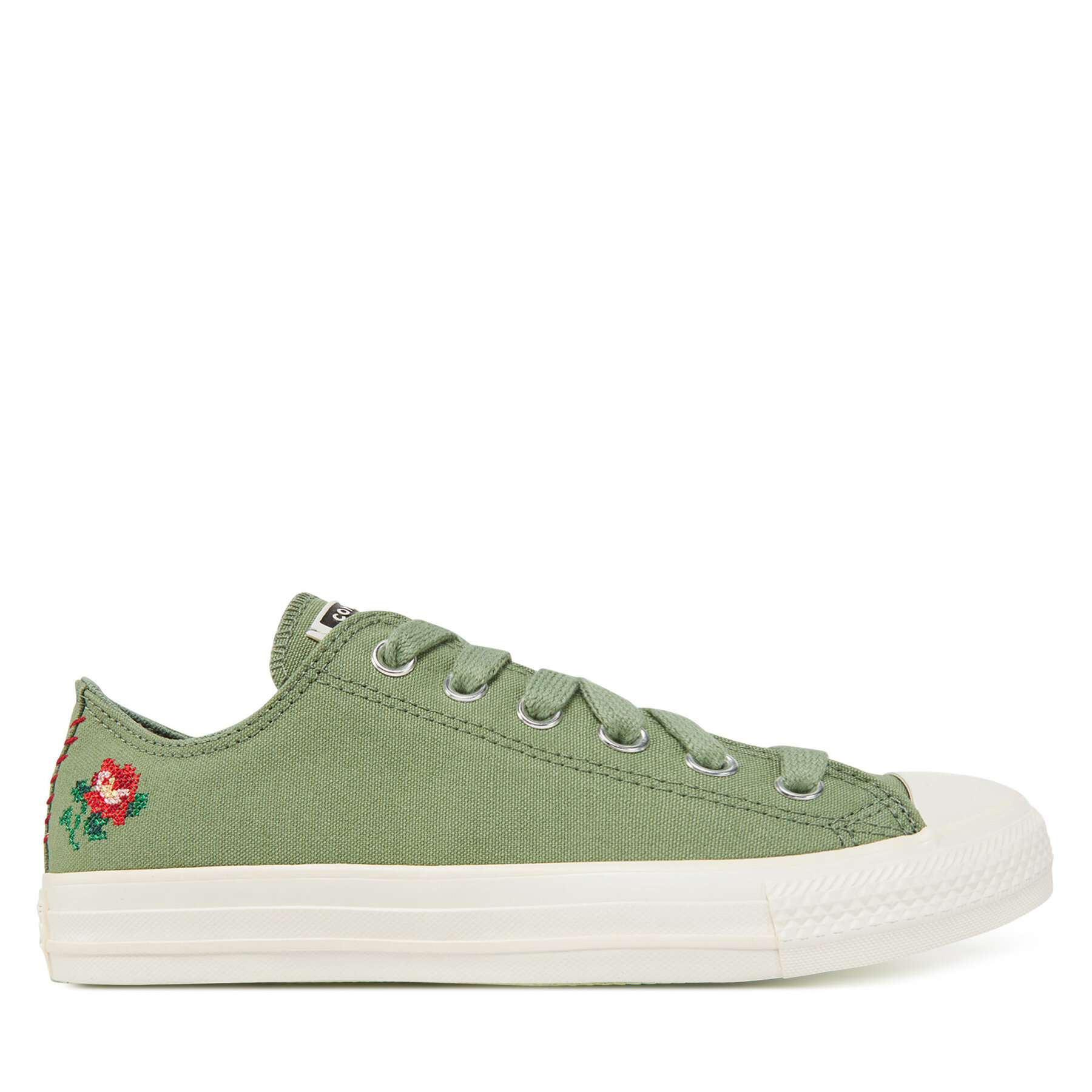Scarpe da ginnastica Converse Chuck Taylor All Star Rose Cross Stitch A13658C Verde