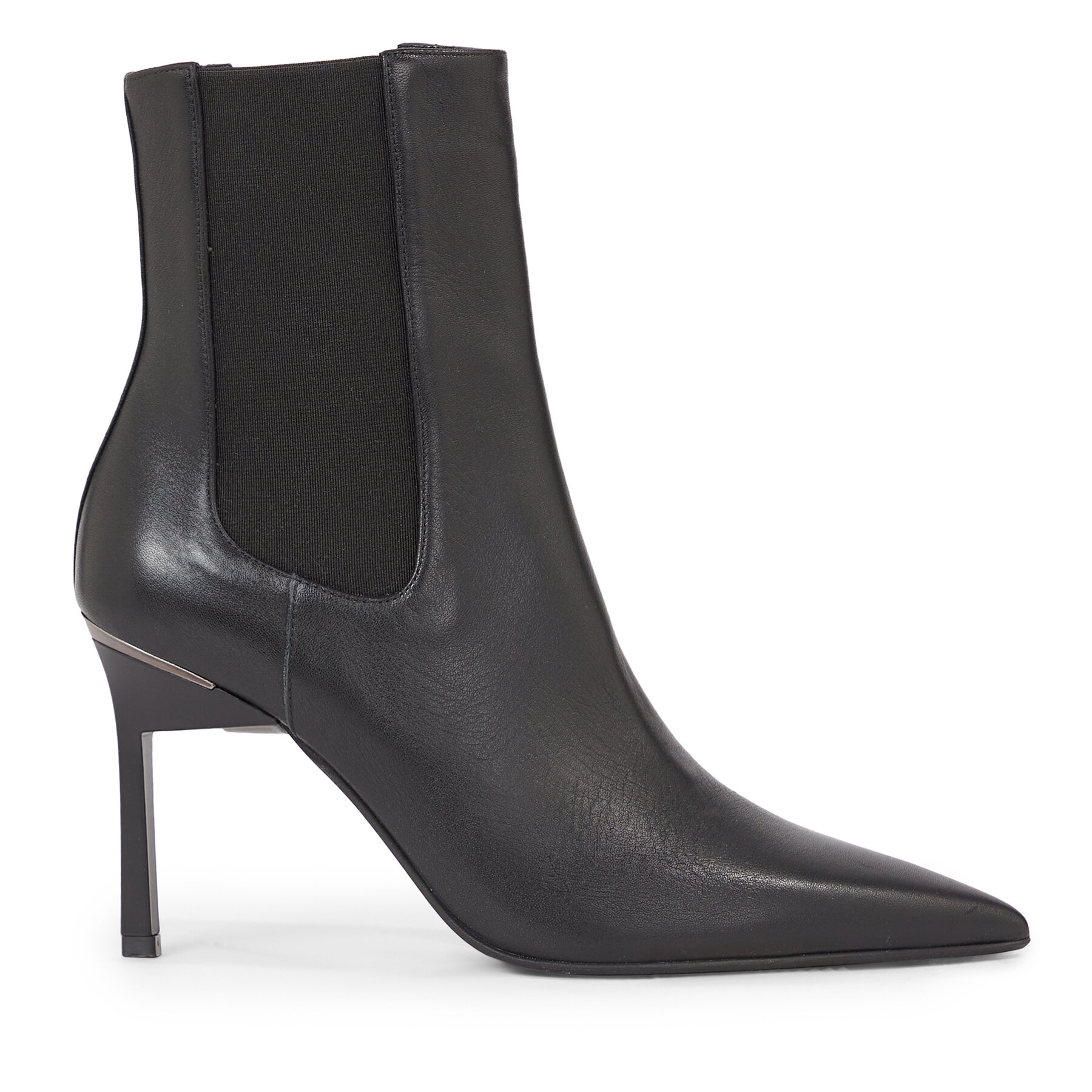 Bottines Calvin Klein Geo Stiletto Chelsea Boot 90 HW0HW01708 Noir