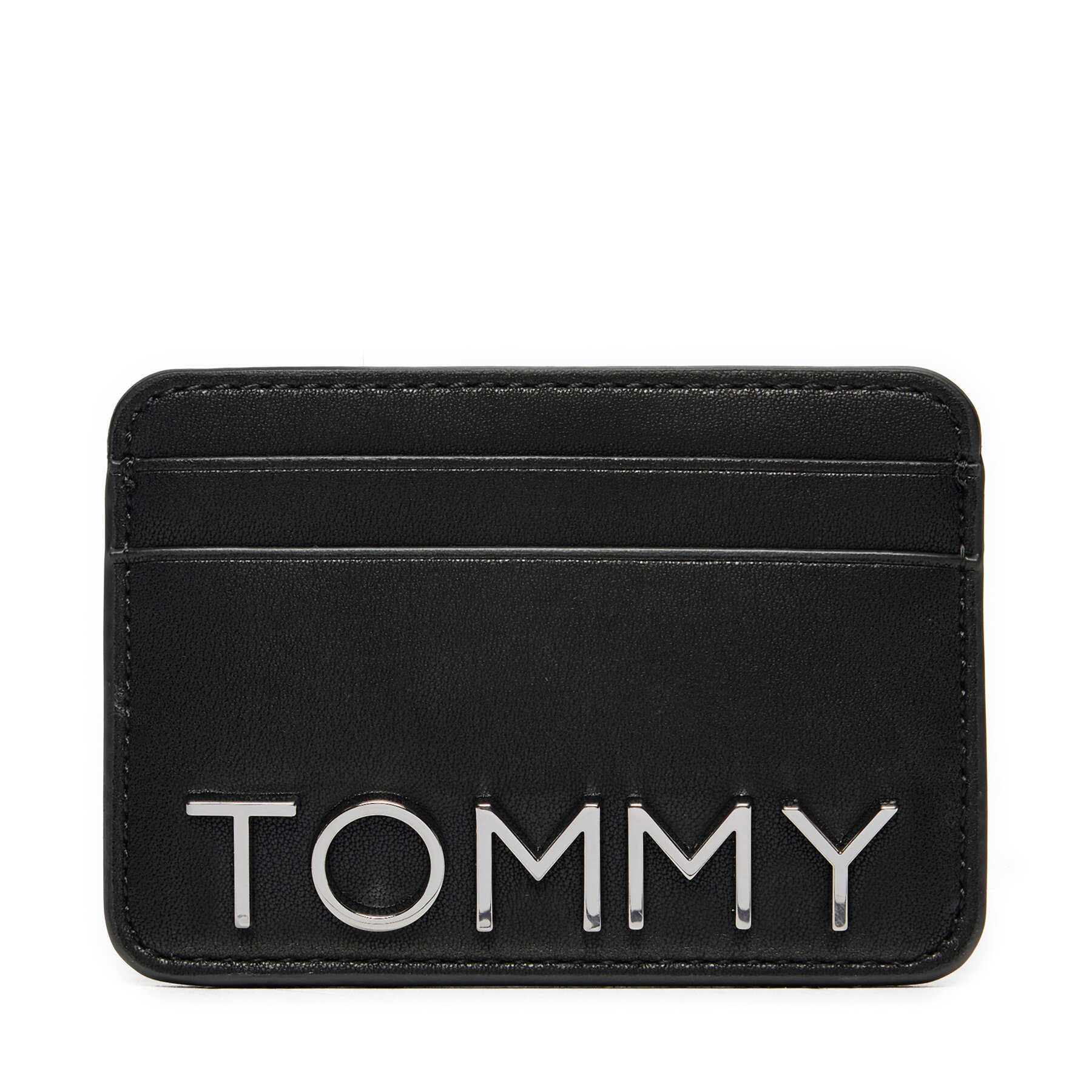 Custodie per carte di credito Tommy Jeans AW0AW16491 Nero, Taglia OS, taglia : OS