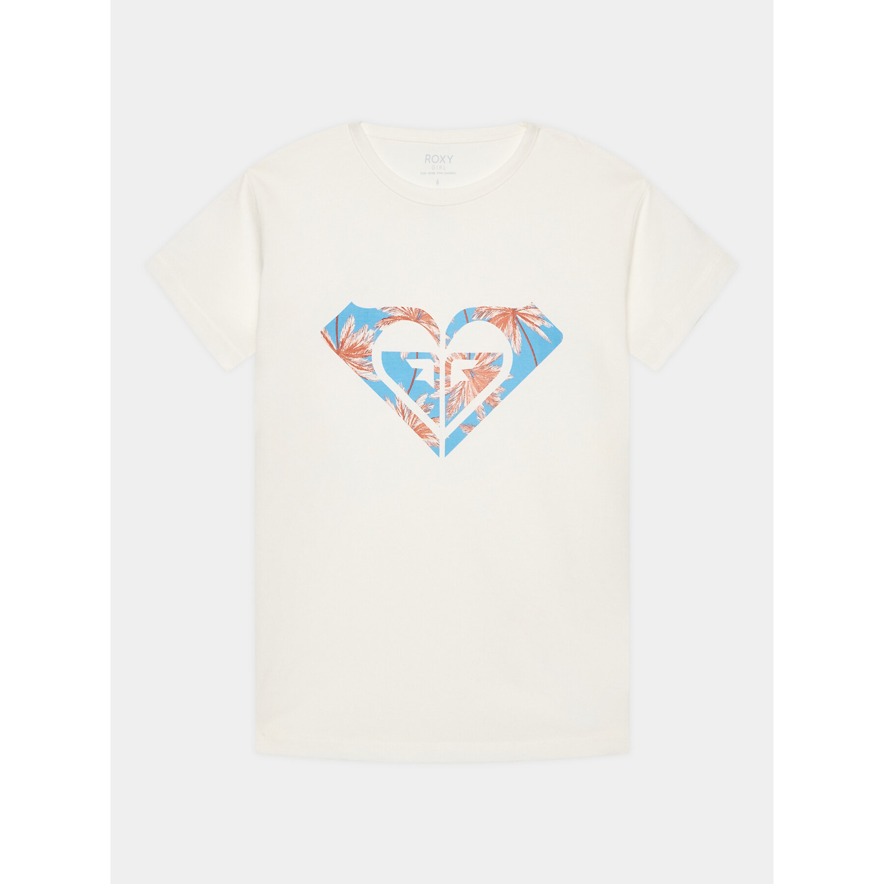 Roxy Roxy T-Shirt Day And Night ERGZT03954 Λευκό Regular Fit