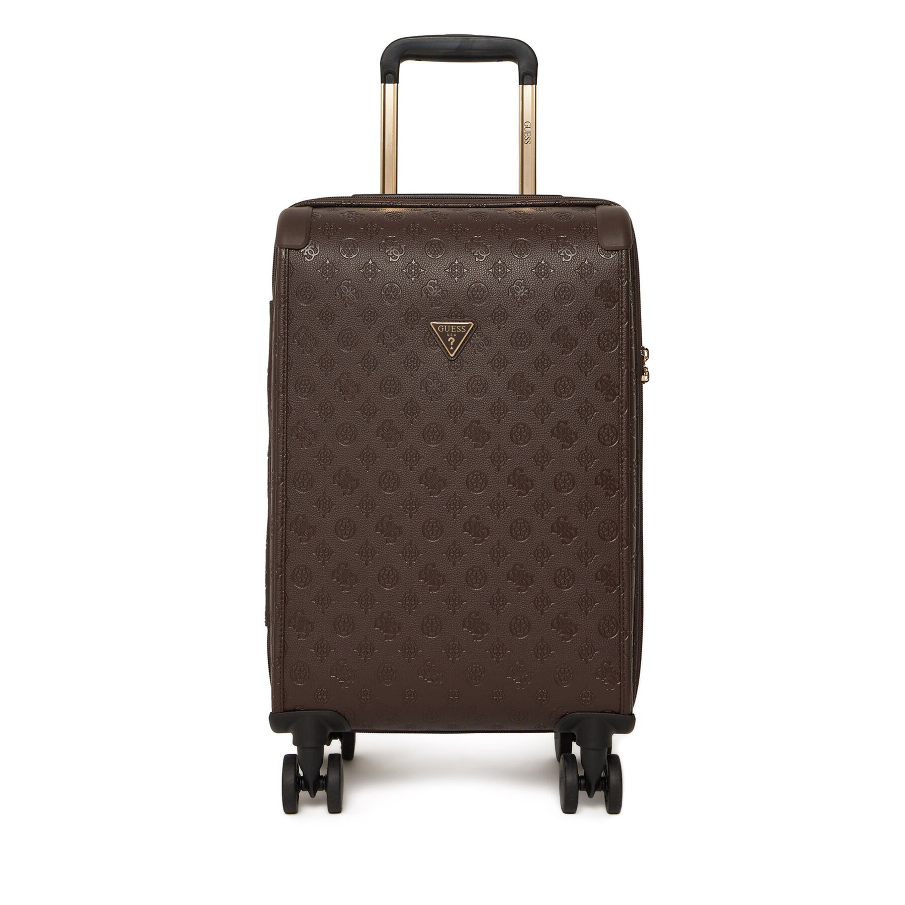 Valiză de cabină Guess Lenwood Travel TWDP21 02983 Maro închis