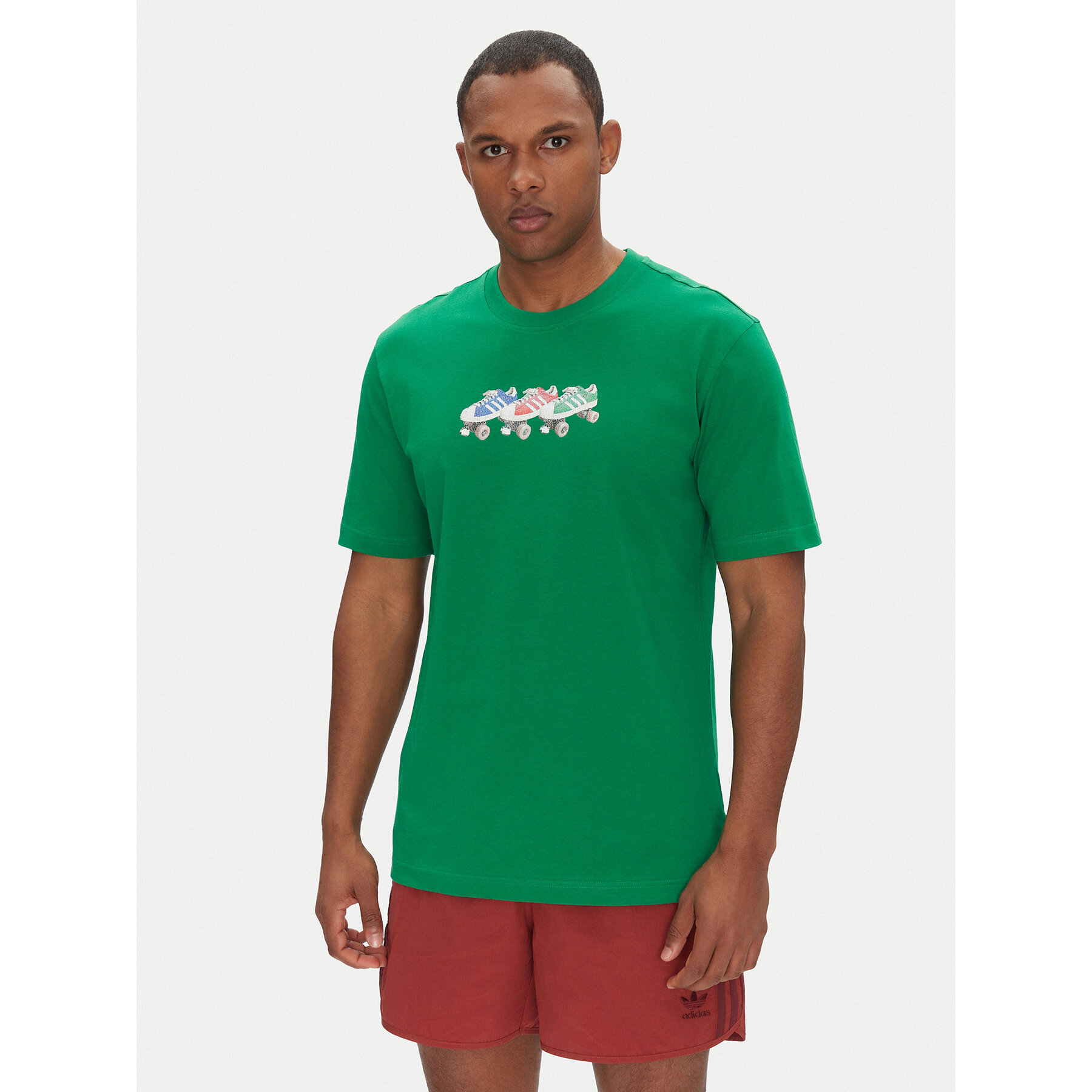 adidas T-Shirt Roller JP4493 Πράσινο Regular Fit