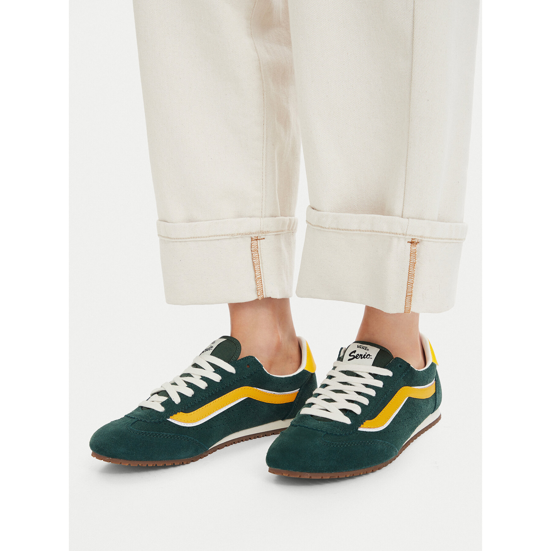 Tenisice Vans Super Lowpro VN000XVK02I1 Tamno zelena