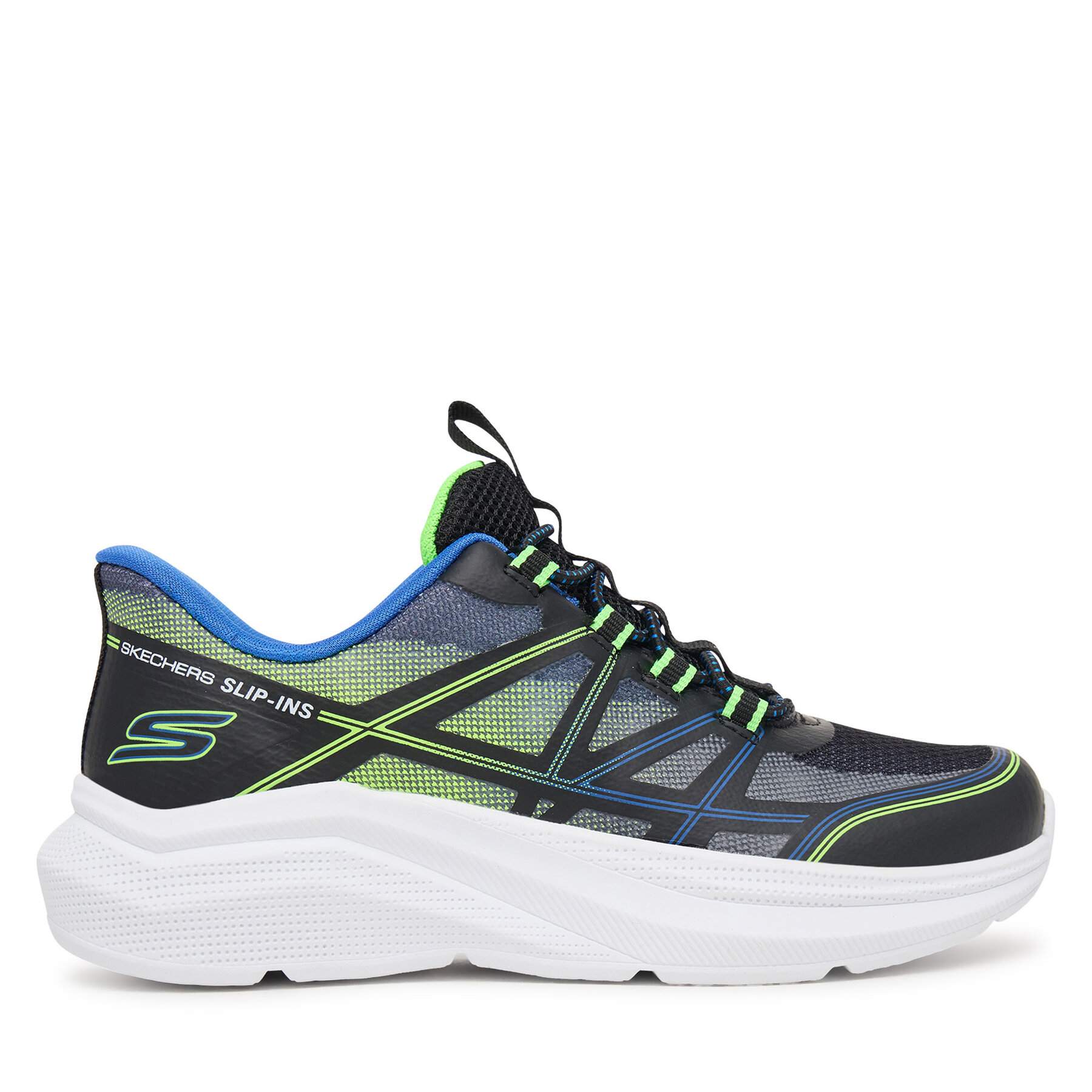 Сникърси Skechers Microspec Velocity - Grid-Shift 404220L/BBLM Черен