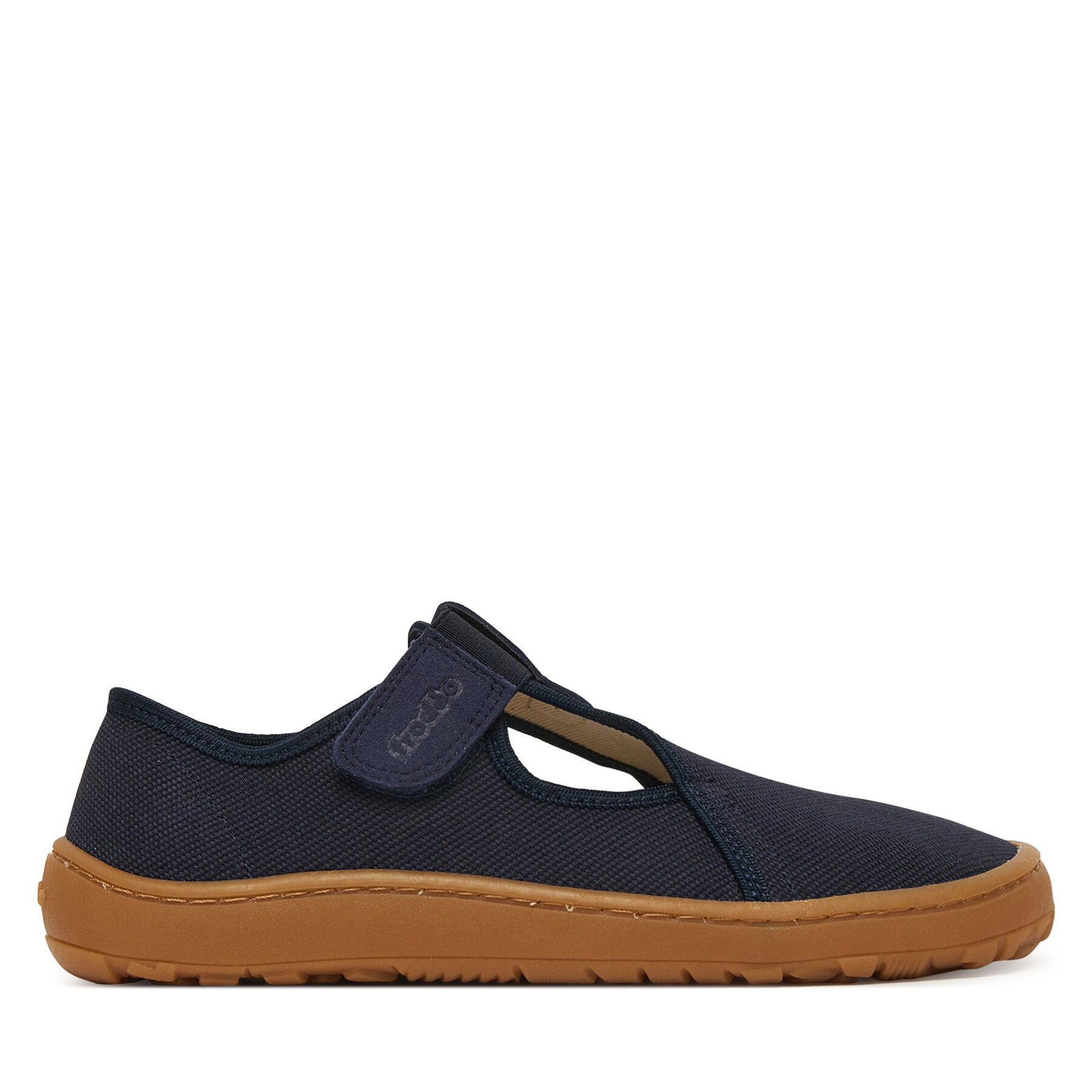 Papuci de casă Froddo Barefoot Canvas T-Bar G1700439 D Bleumarin