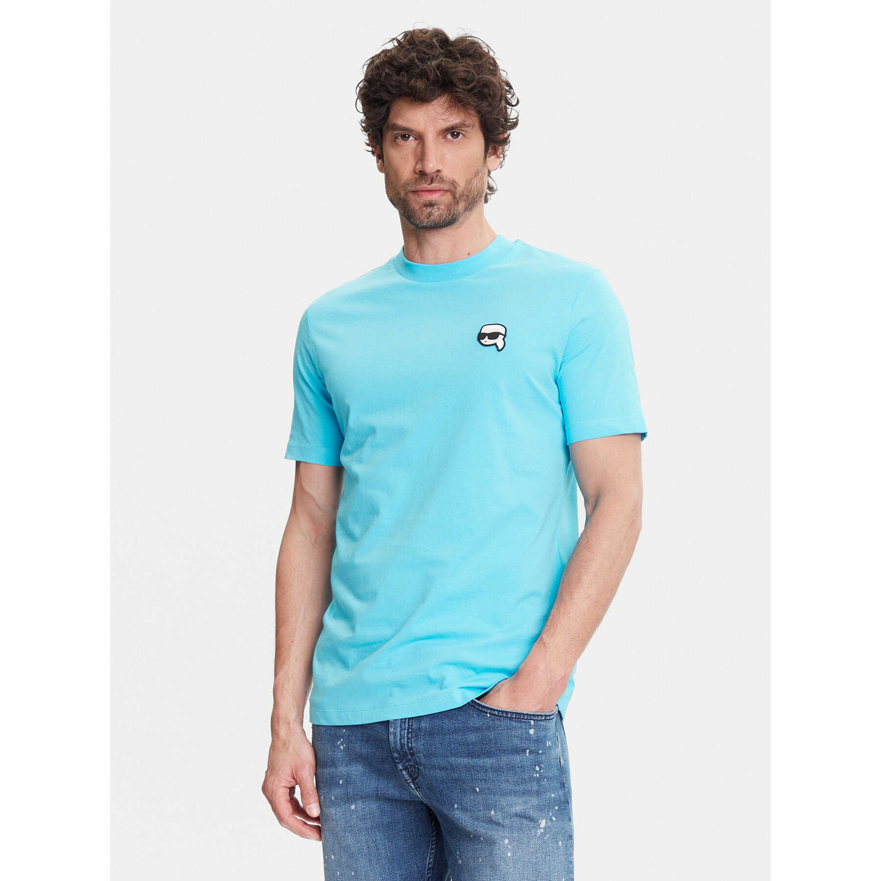 KARL LAGERFELD T-shirt 755710 552224 Blu Regular Fit
