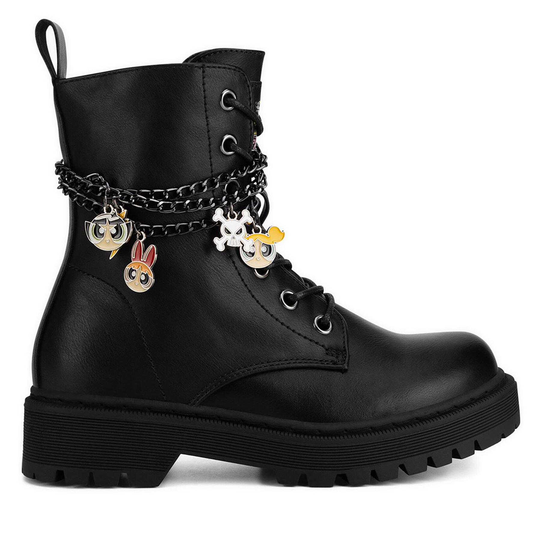 Botines planos Powerpuff Girls CS-AW24-250WBPPG Negro