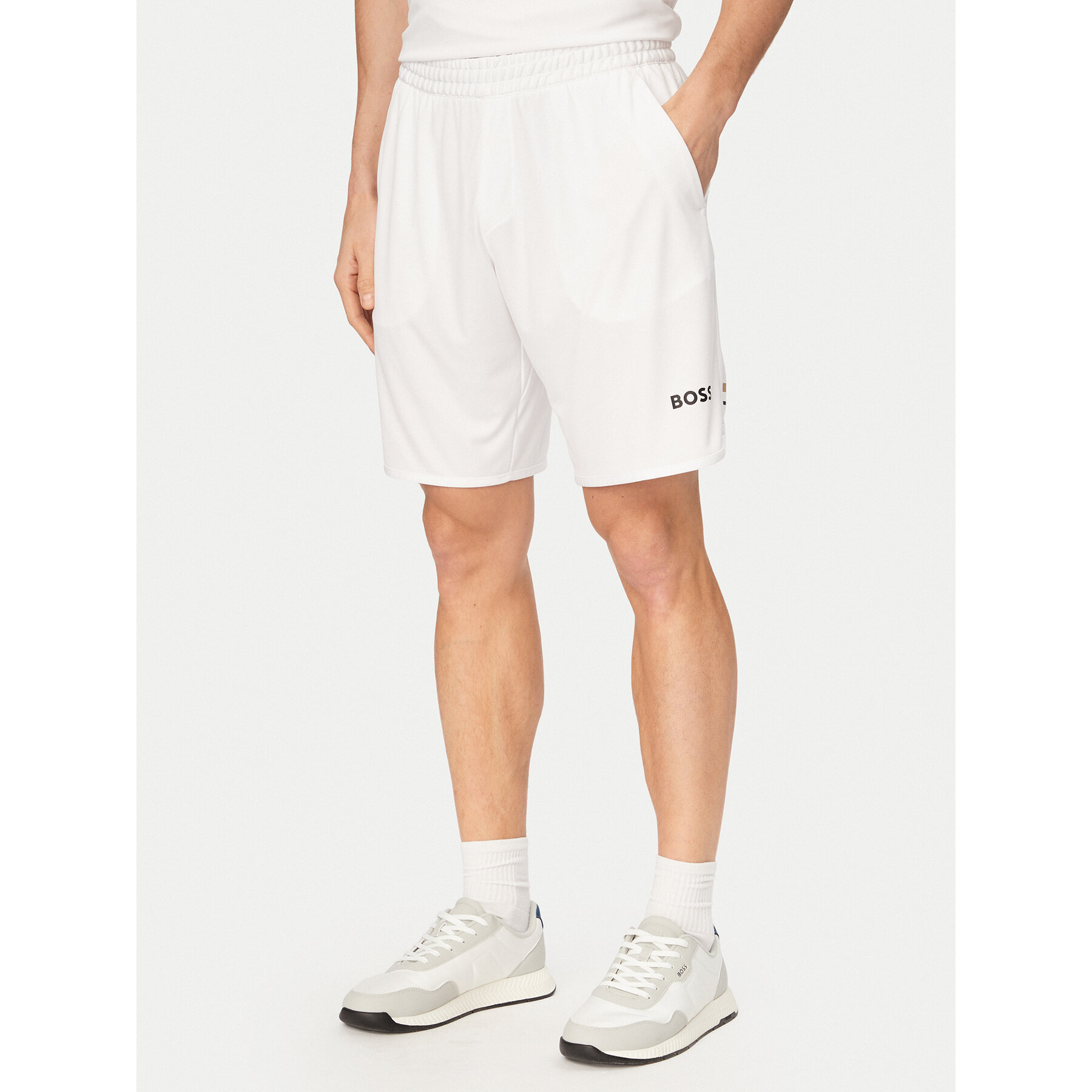 BOSS Sportshorts Toc Spin 50551953 Weiß Regular Fit