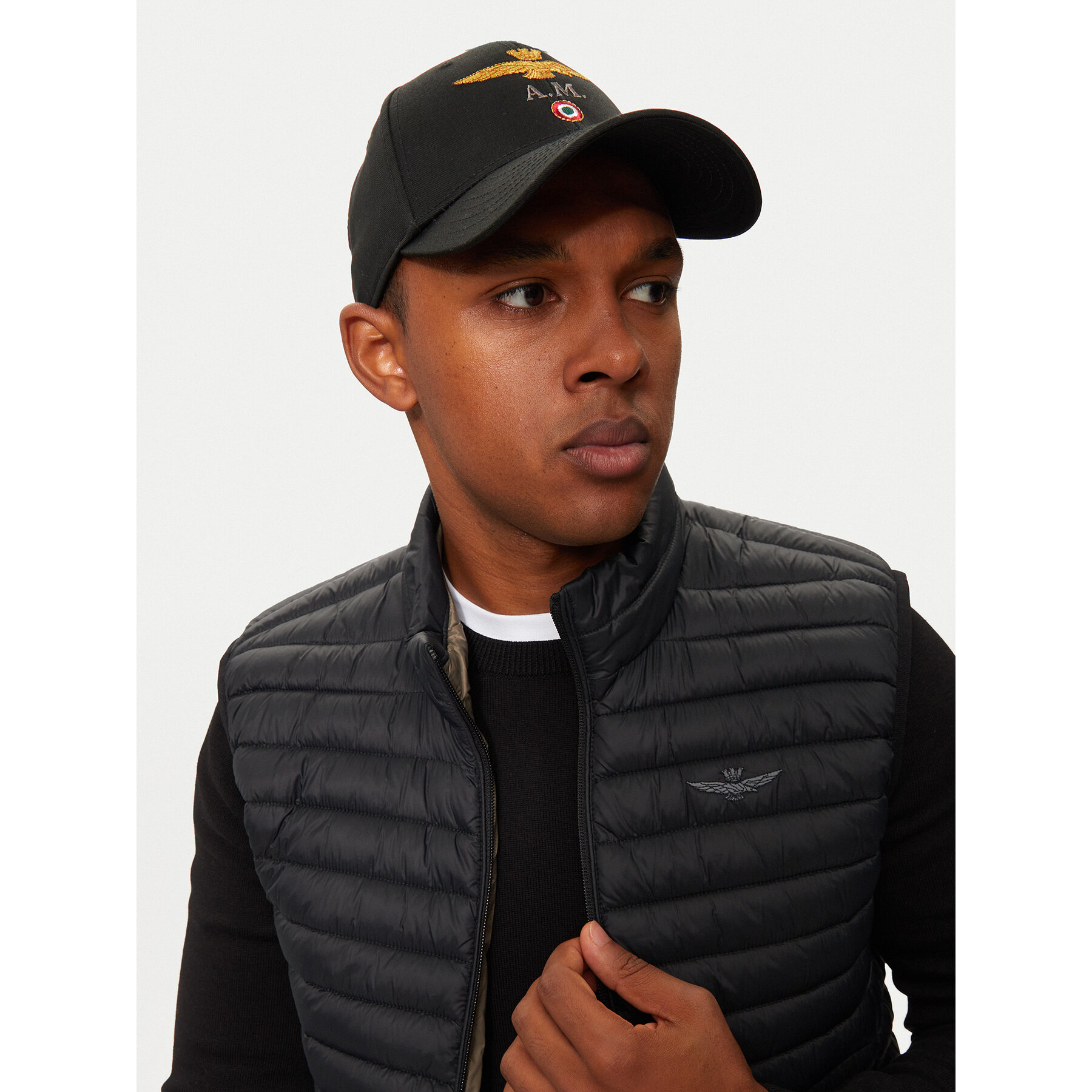 Gorra con visera Aeronautica Militare 242HA1100CT2848 Negro