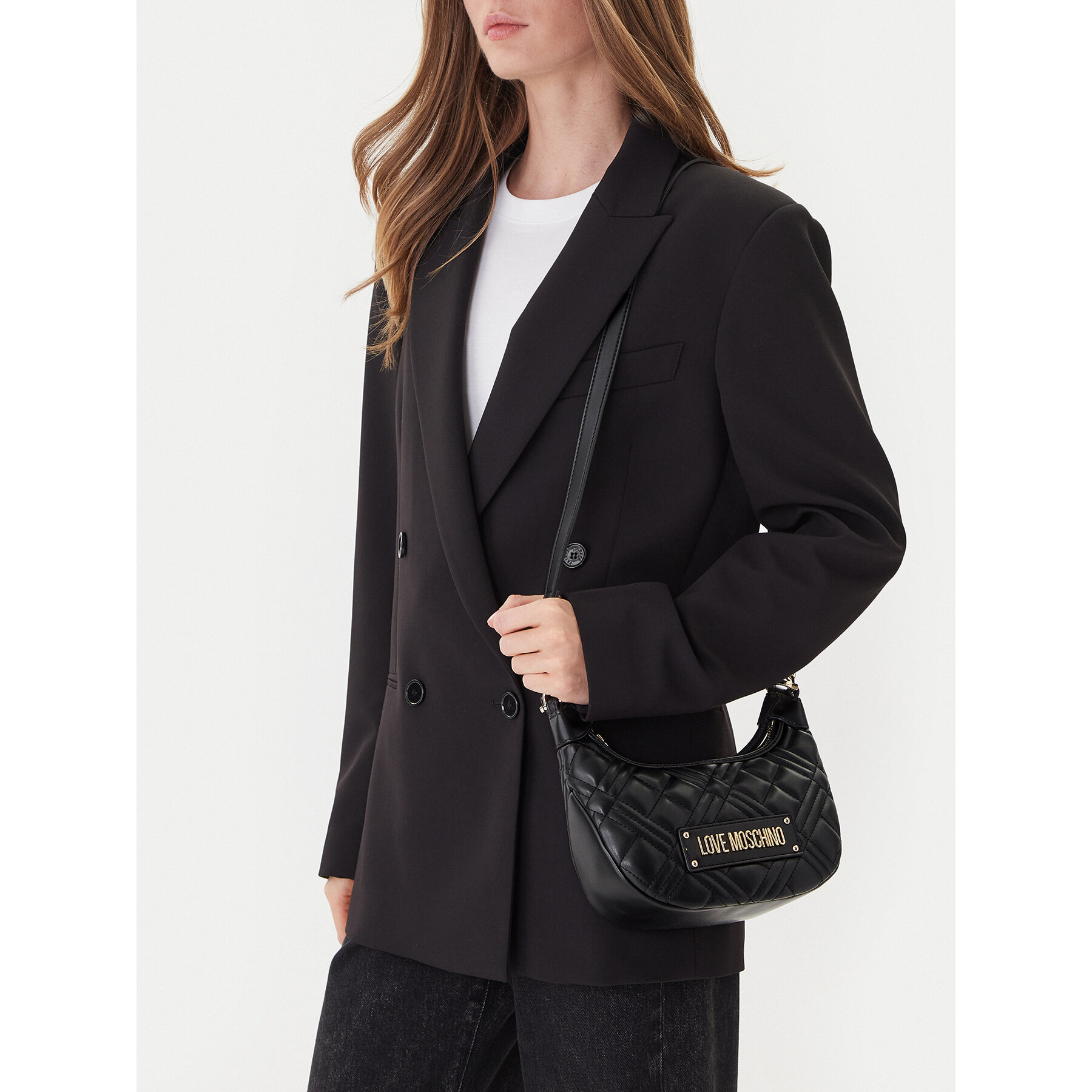 Geantă LOVE MOSCHINO JC4110PP0NLA0000 Negru