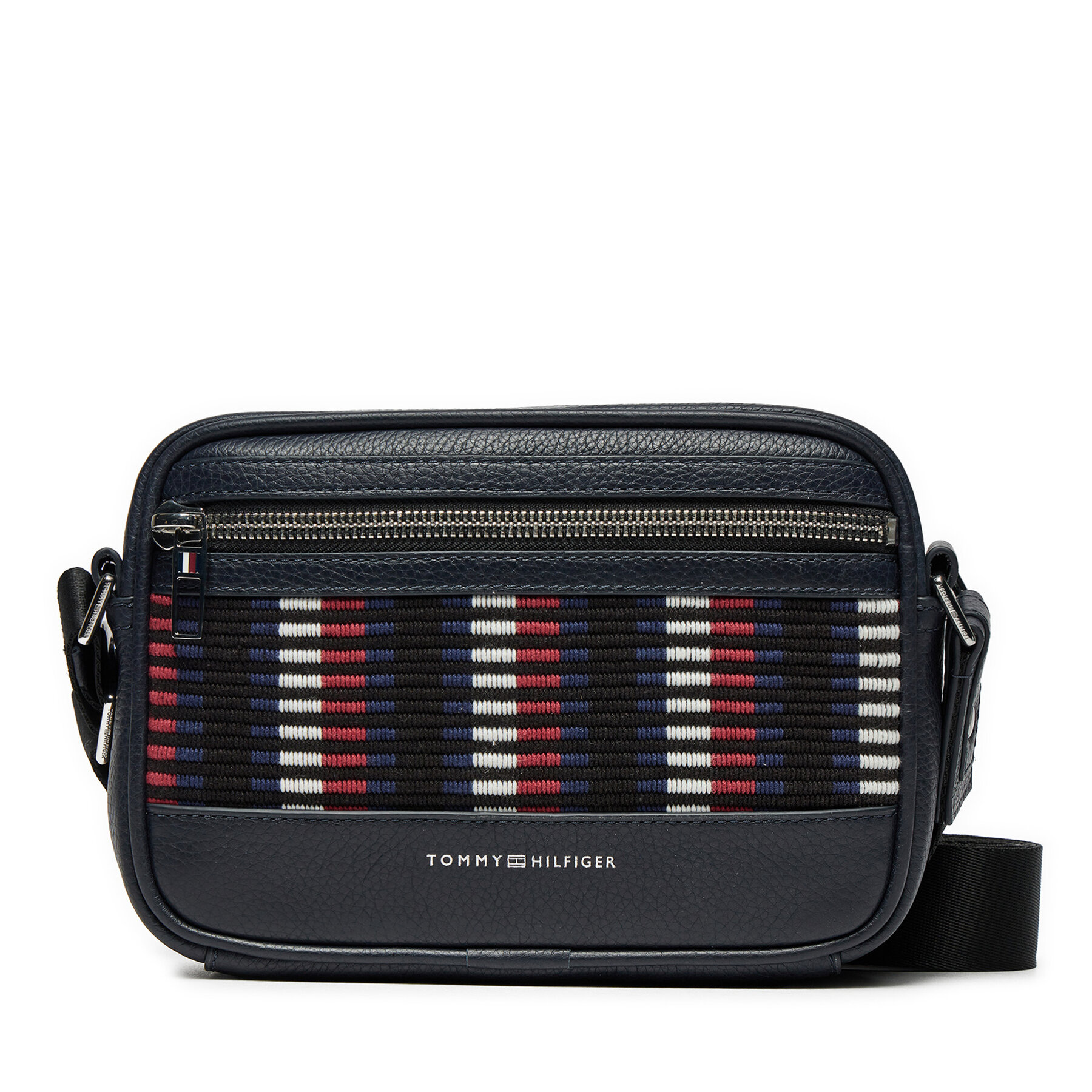 Bandolera Tommy Hilfiger Th Corp Leather Camera AM0AM12722 Azul marino