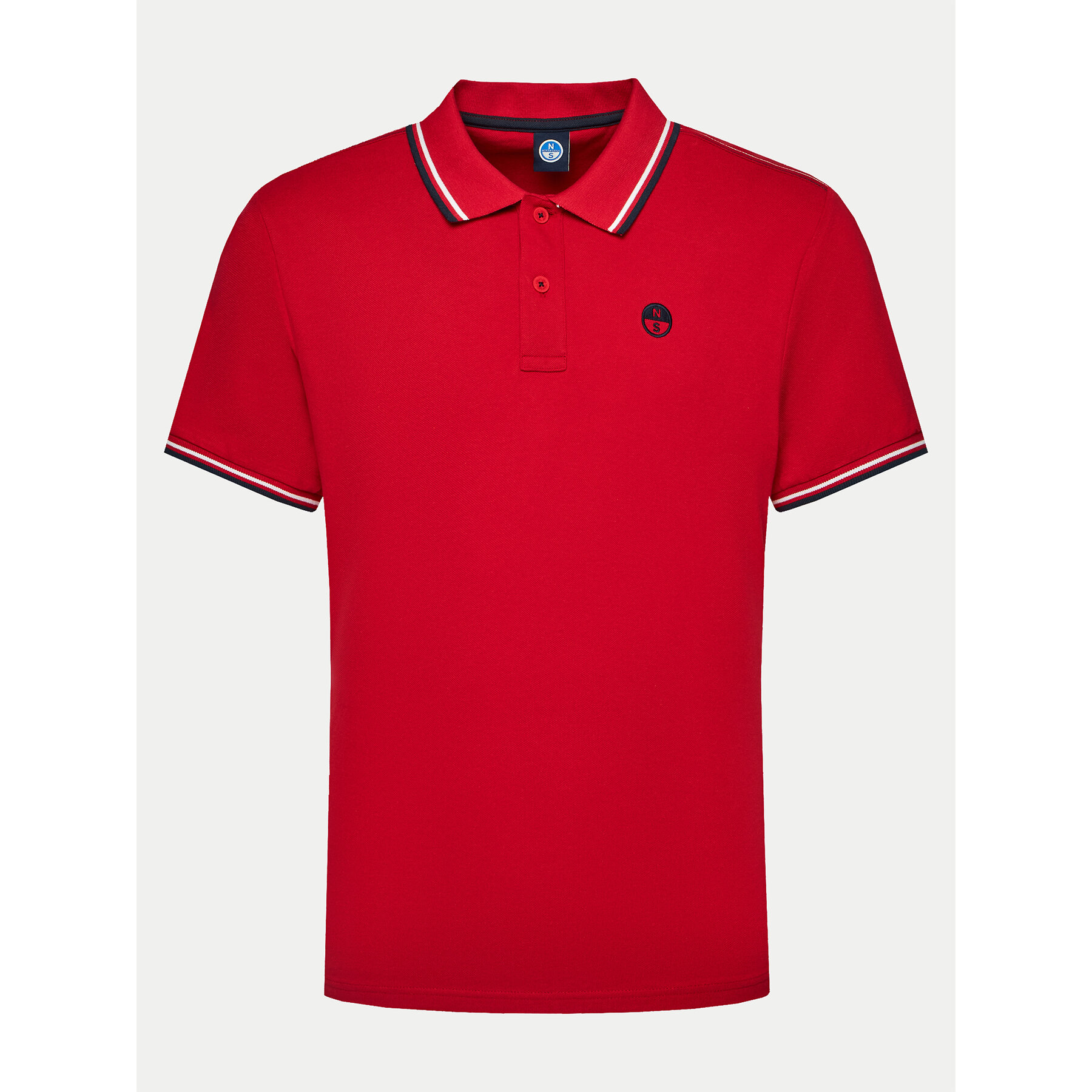 North Sails Pólóing 692455 Piros Regular Fit