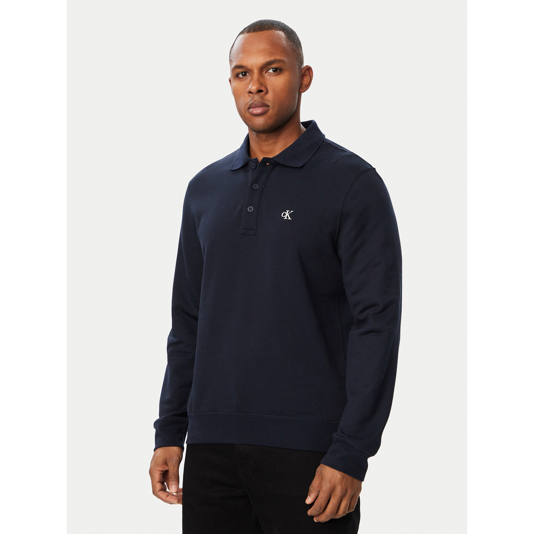 Calvin Klein Jeans Poloshirt LV04RH235G Dunkelblau Regular Fit