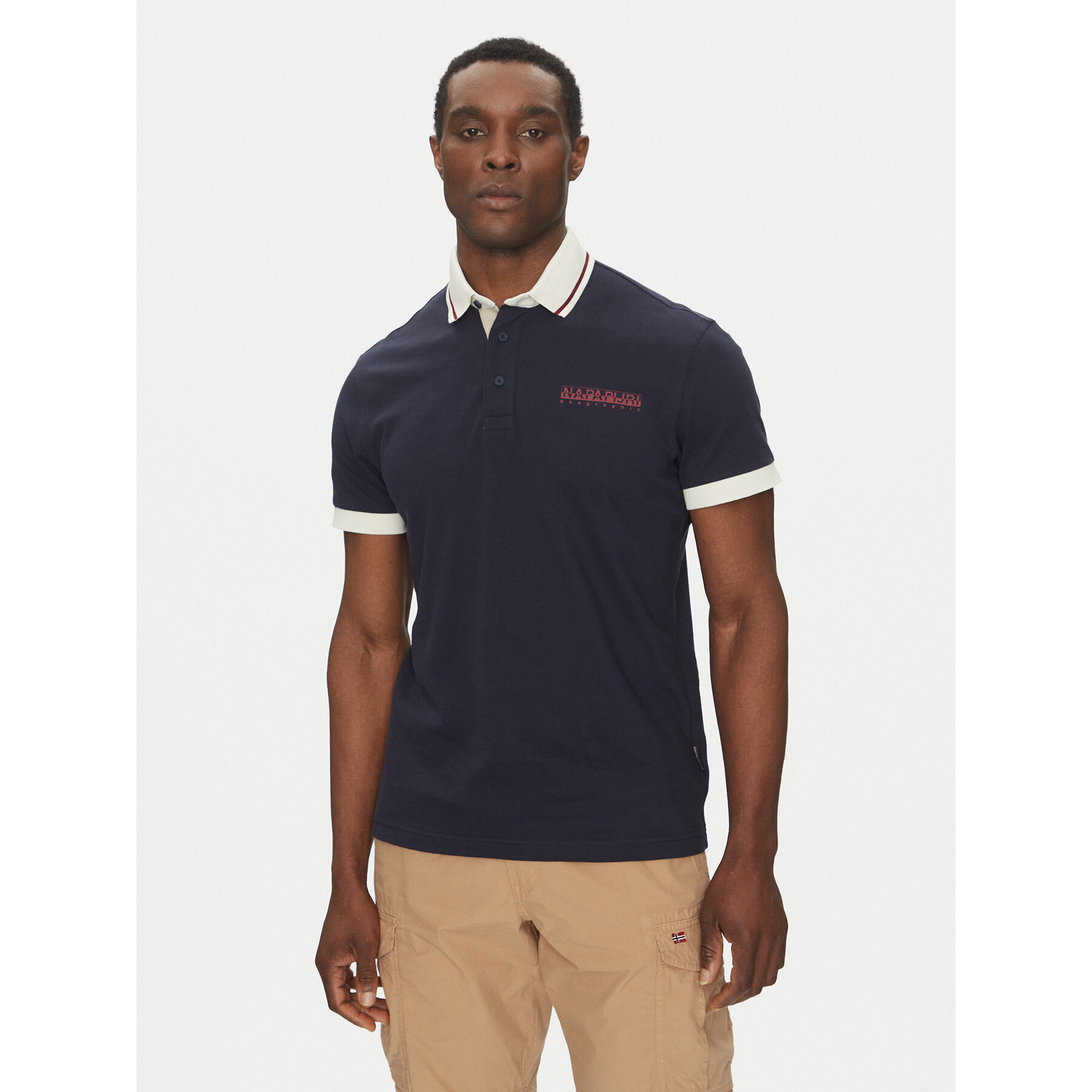 Napapijri Polo E-Zeri NP0A4ID4 Σκούρο μπλε Regular Fit